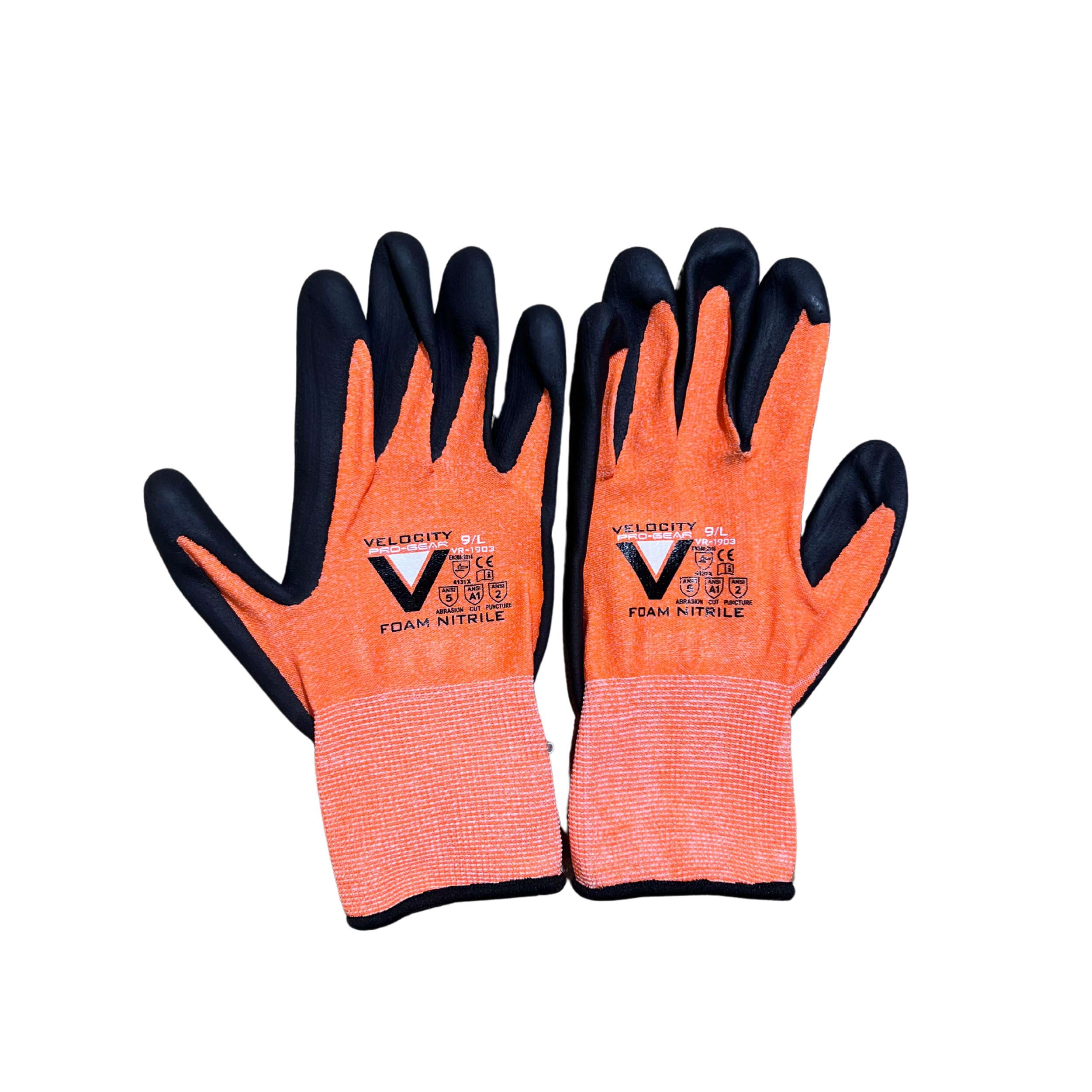 Veloicty Progear Foam Nitrile Gloves (3 Pack) (9/Large)