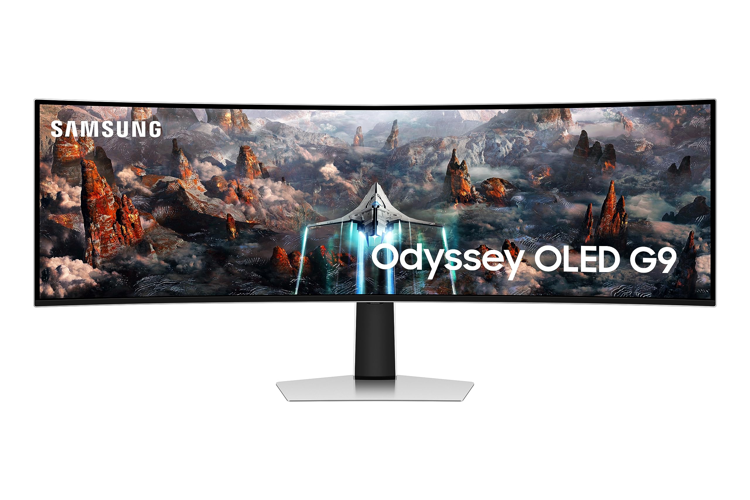 Samsung LS49CG954SUXXU Odyssey Smart OLED 49" Gaming Monitor - 5120x1440, Speakers, HDMI 2.1, 0.03ms, 240Hz, Full Smart Platform