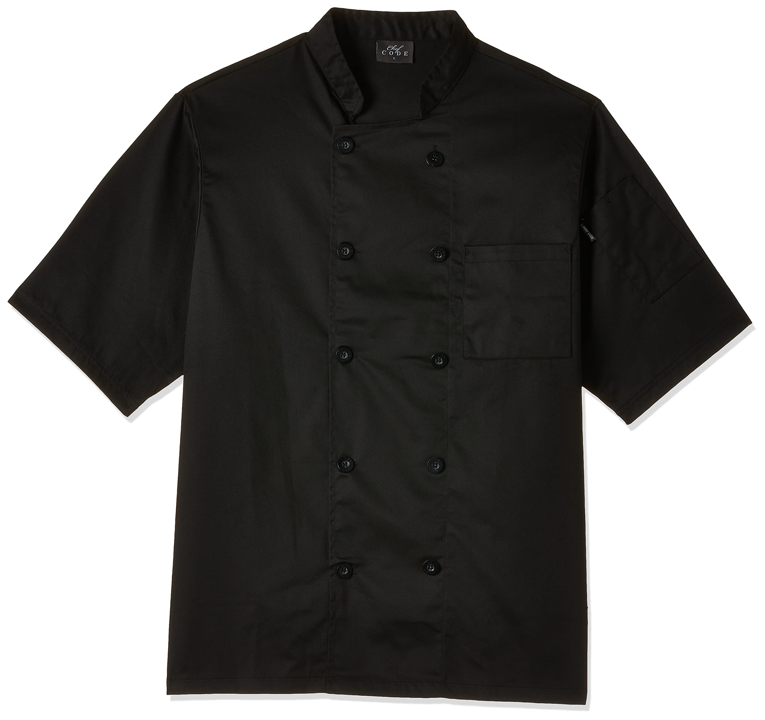 Chef CodeMen's Short Sleeve Unisex Classic Chef Coat