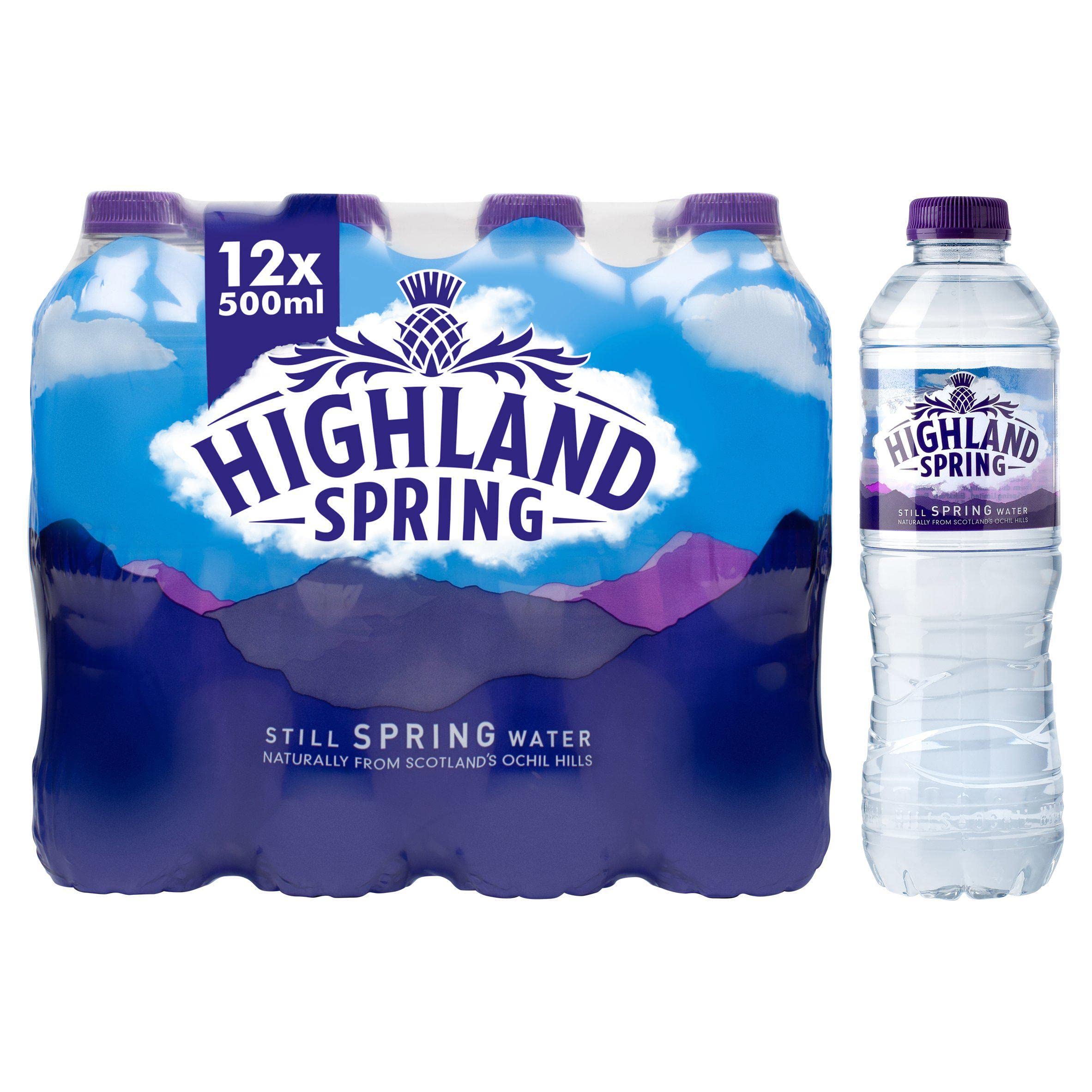 Highland SpringStill Mineral Water, 12x500ml