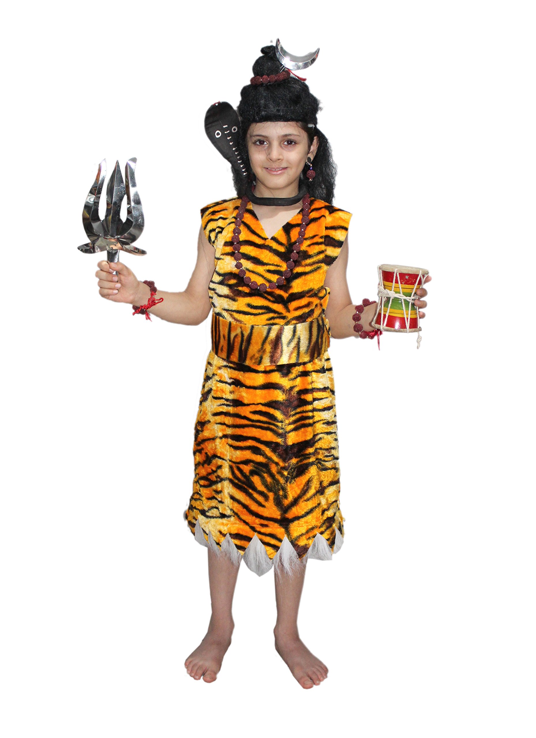 Kaku Fancy Dresses Lord Shiv Ji Costume For Kids | Mythological Character Dress