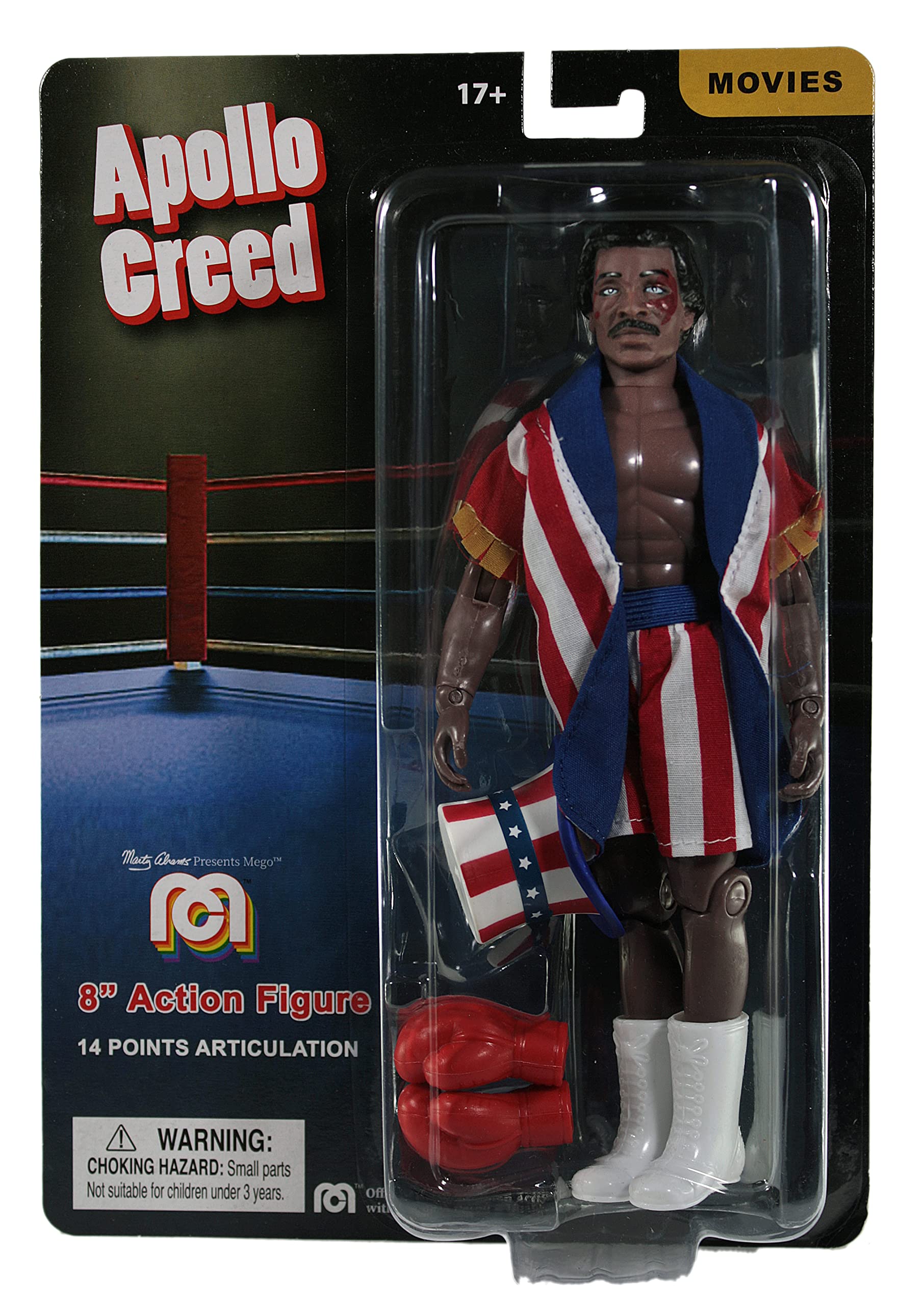 MegoRocky: Apollo Creed 8" Action Figure Multicolor