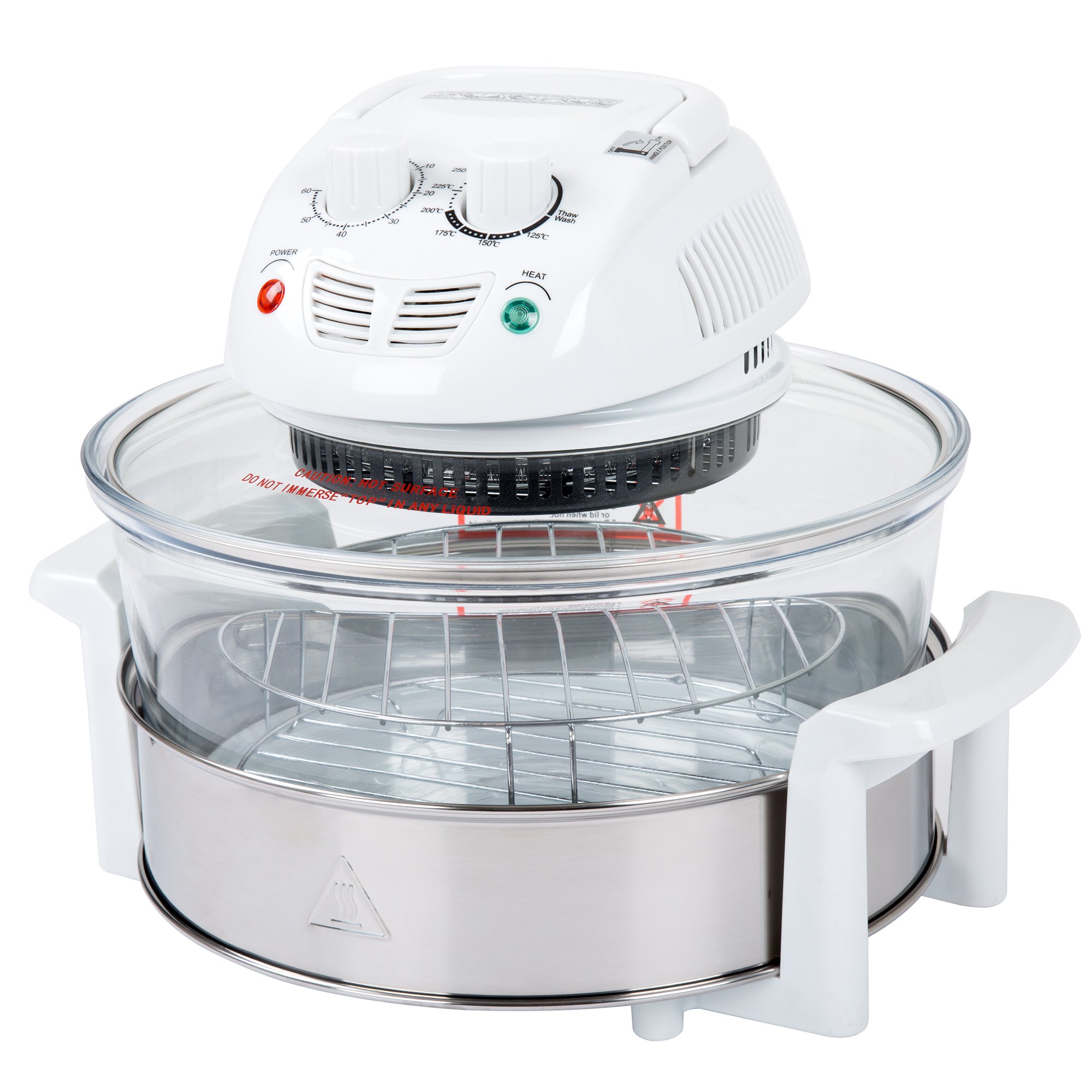 1200W Tabletop Halogen Oven With Air Fryer - 12- to 17-Quart Capacity by Classic Cuisine