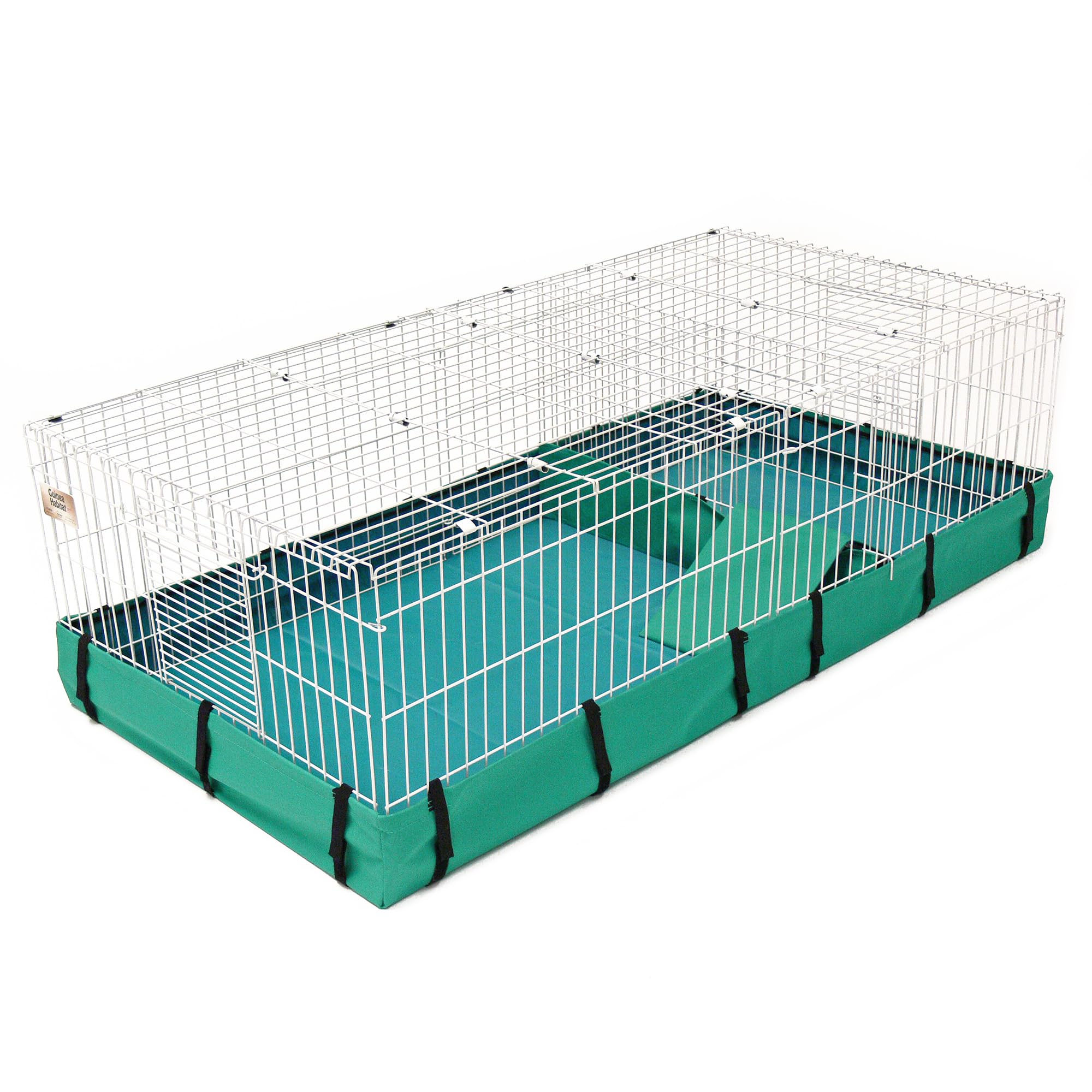 MidWest Homes for Pets Guinea Habitat Plus Guinea Pig Cage by MidWest w/ Top Panel, 47L x 24W x 14H Inches