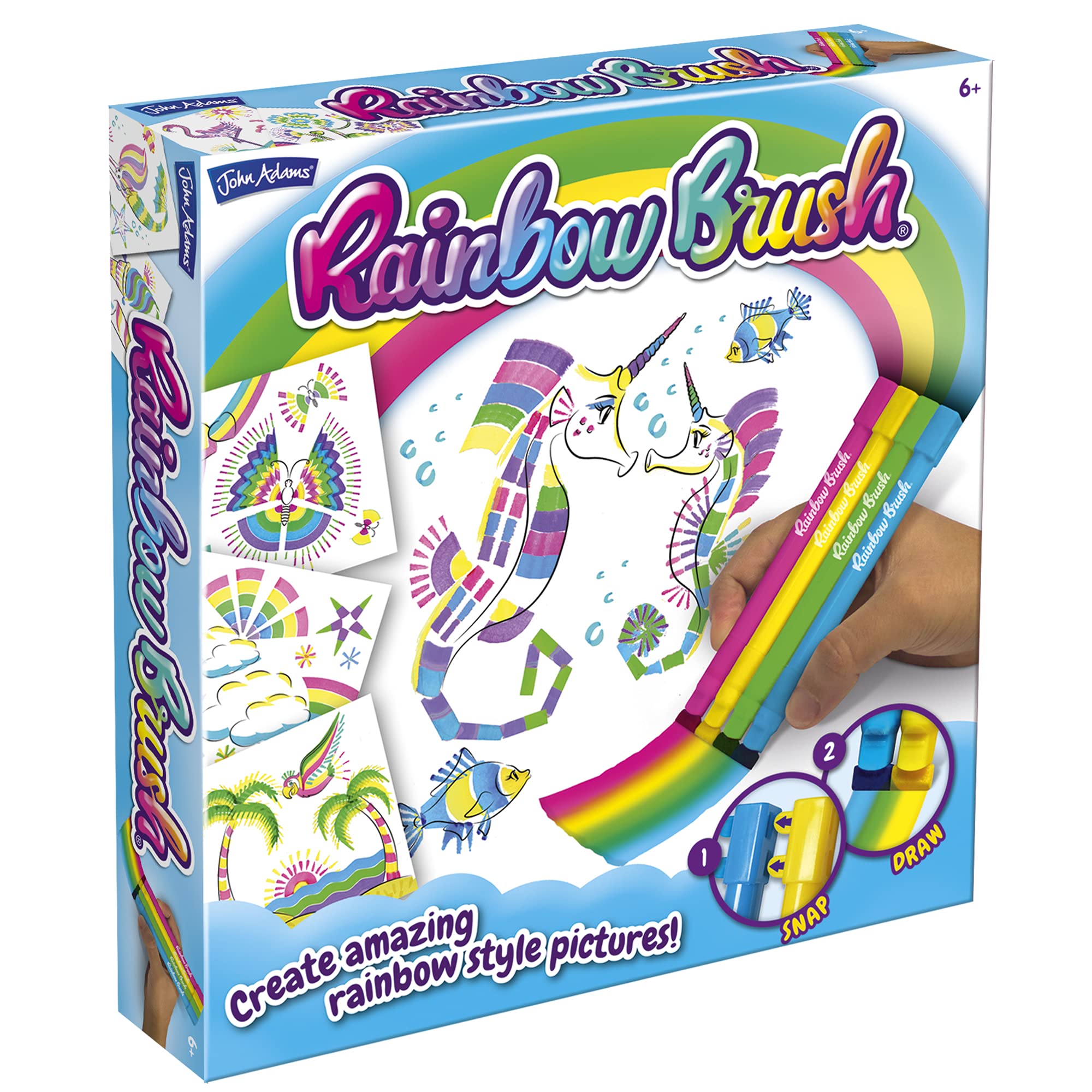 Rainbow Brush Drawing Set