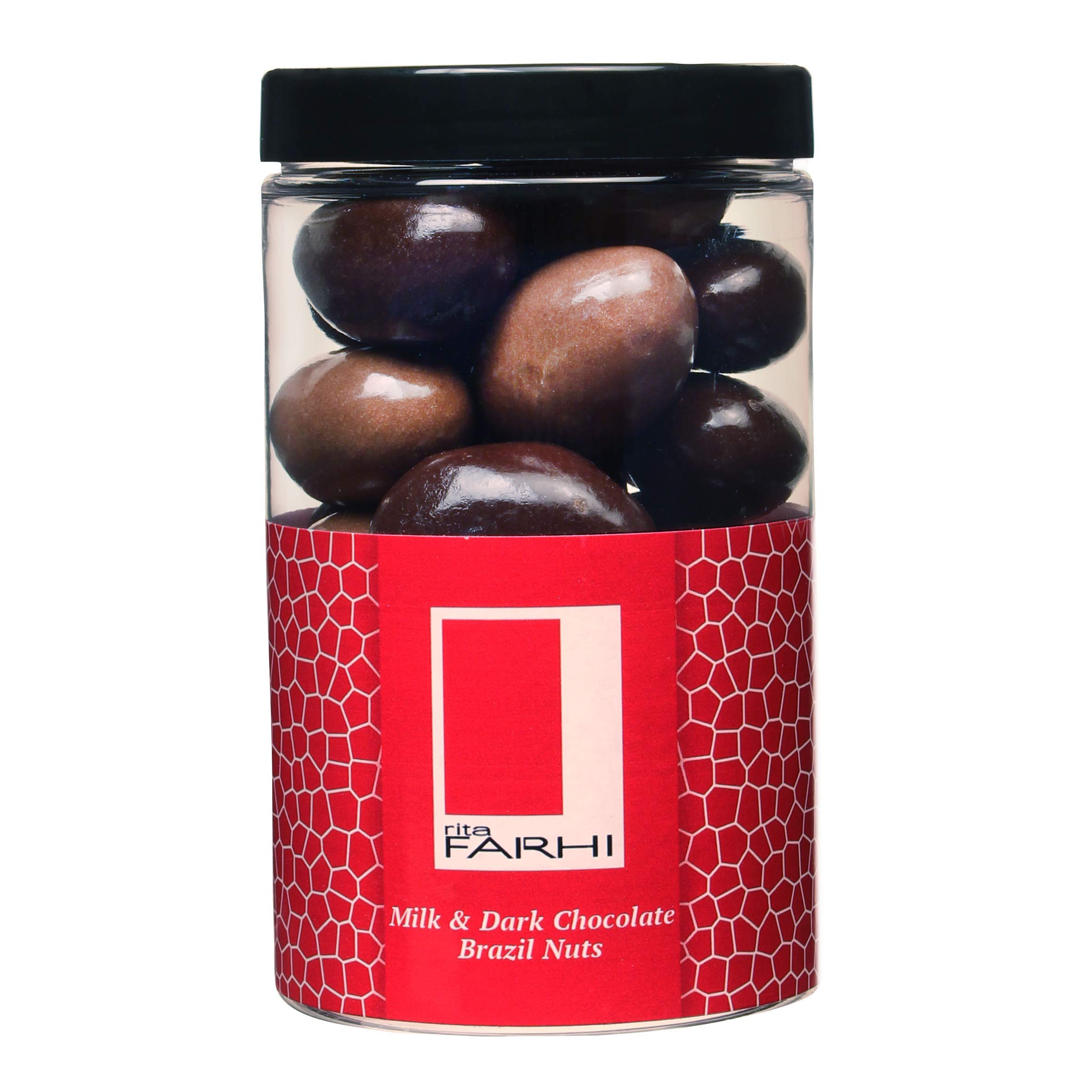 Rita Farhi Milk & Dark Chocolate Brazils 300g - New Palm Oil Free Recipe