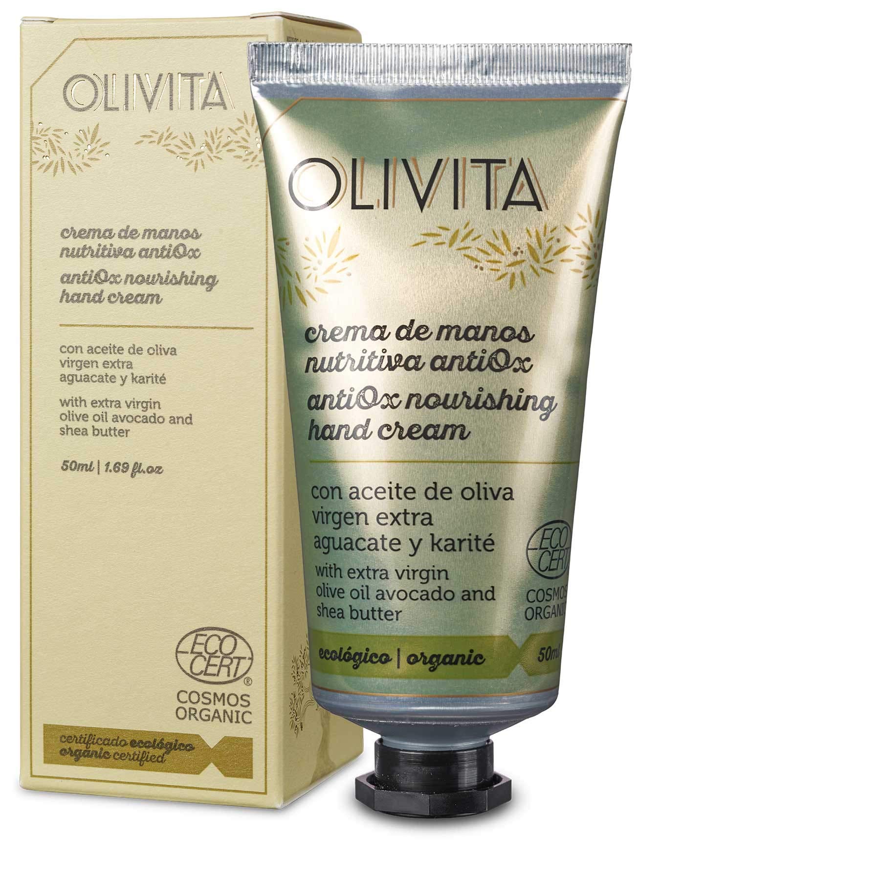 Antiox hand cream ECO CERT (250 ml) - Olivita