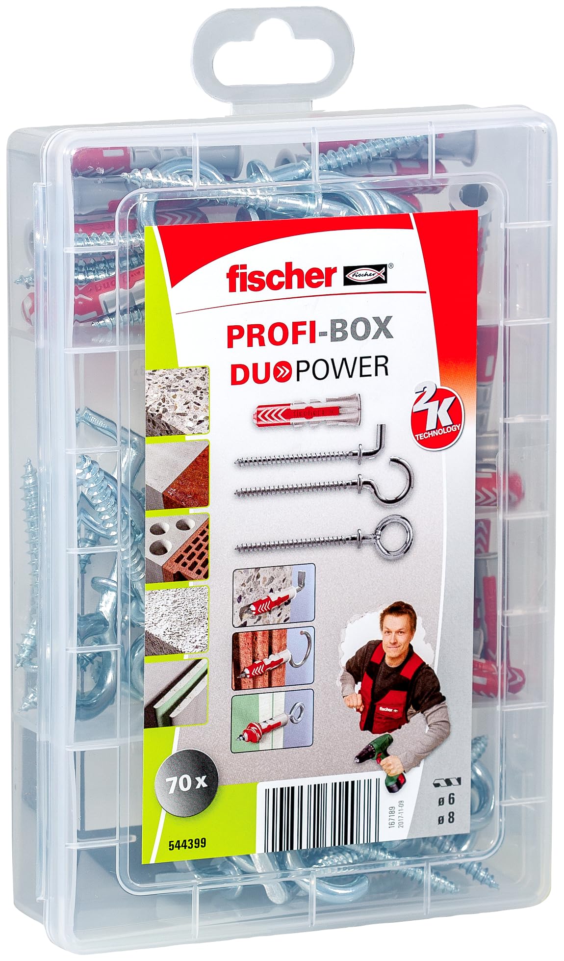 fischer PROFIbox DUOPOWER + Hook Set, 544399