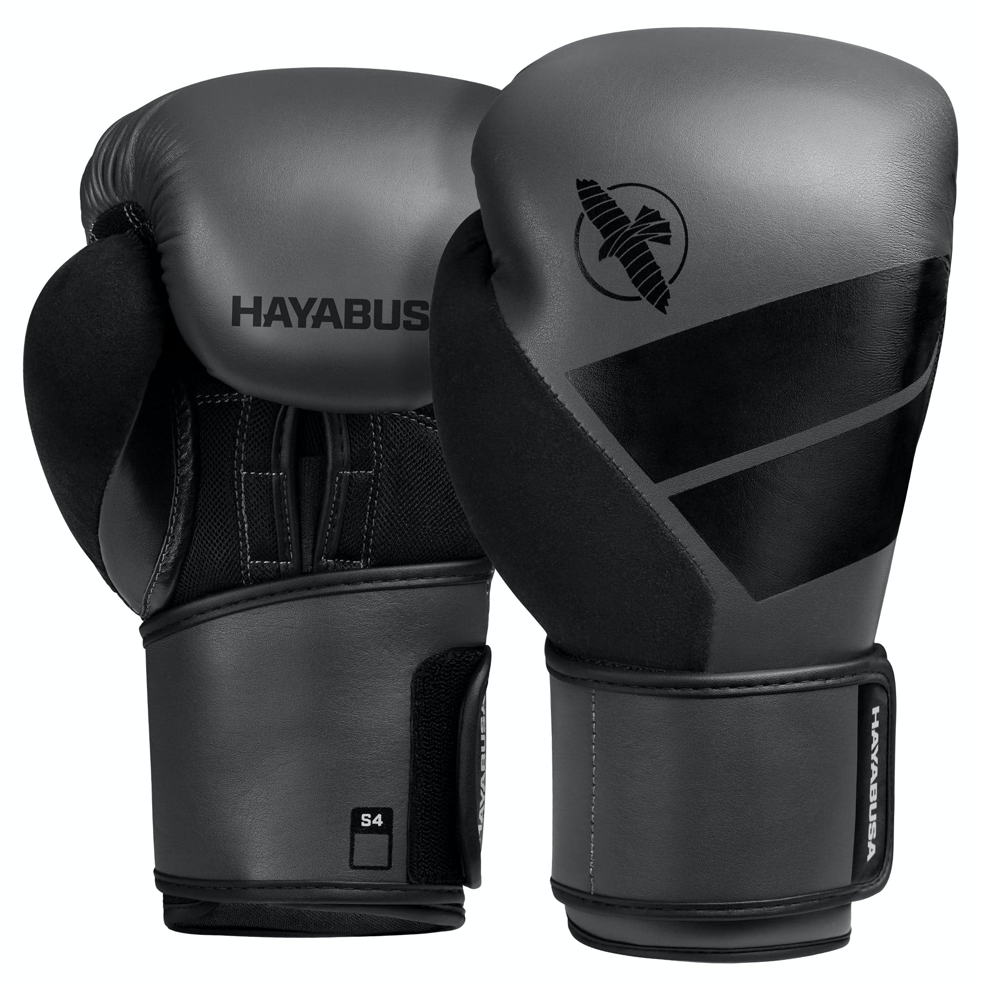 Hayabusa S4 Bokshandschoenen - Charcoal - 6 of 8 oz - Kinderen 6 - 11 jaar 8 oz