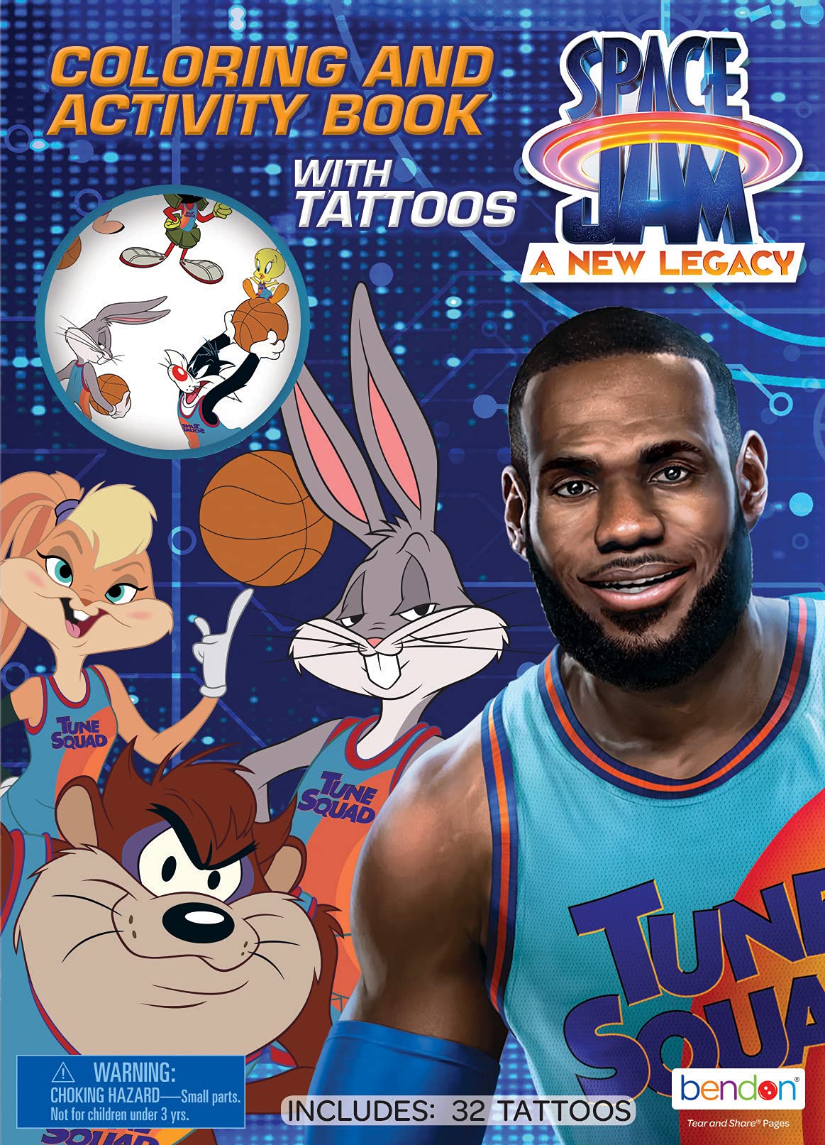 Bendon Space Jam: A New Legacy 48 Page Coloring and Activity Book with ...