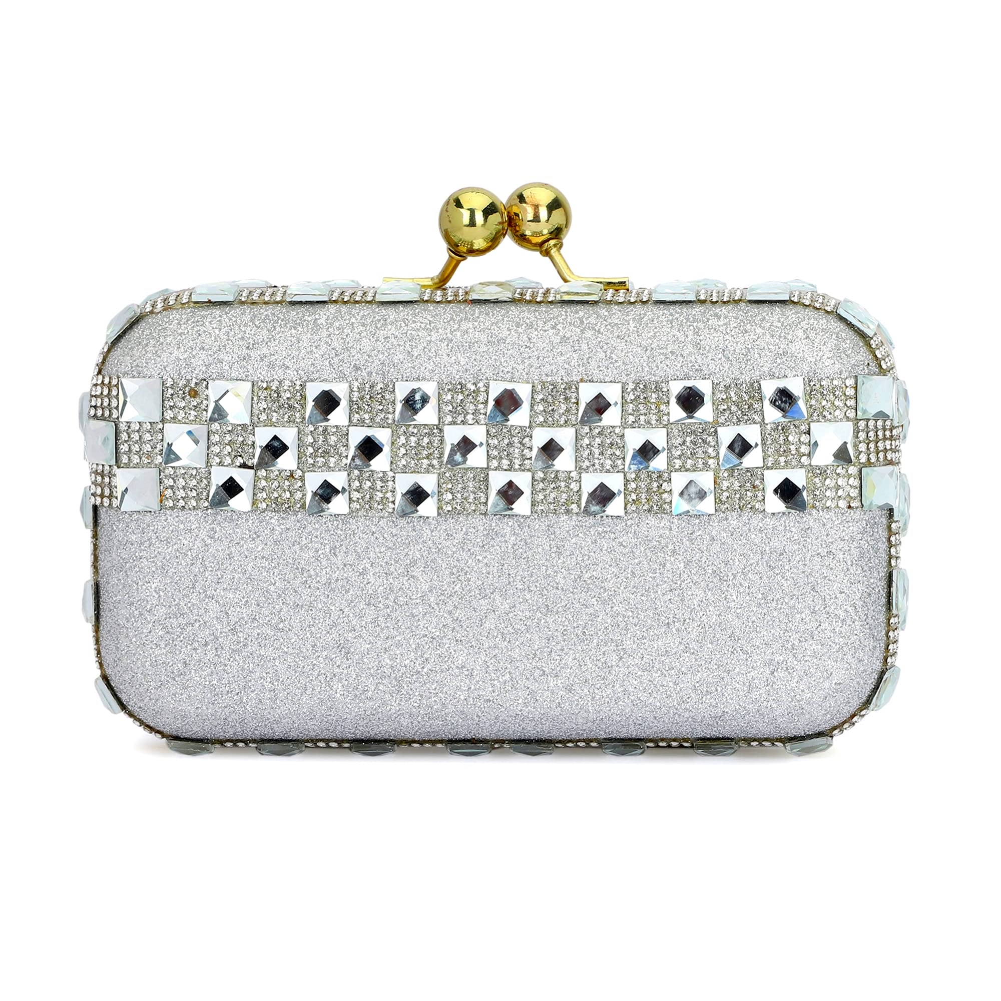 TOOBAWomen's Handicraft Beautiful Bling Box Clutch Bag