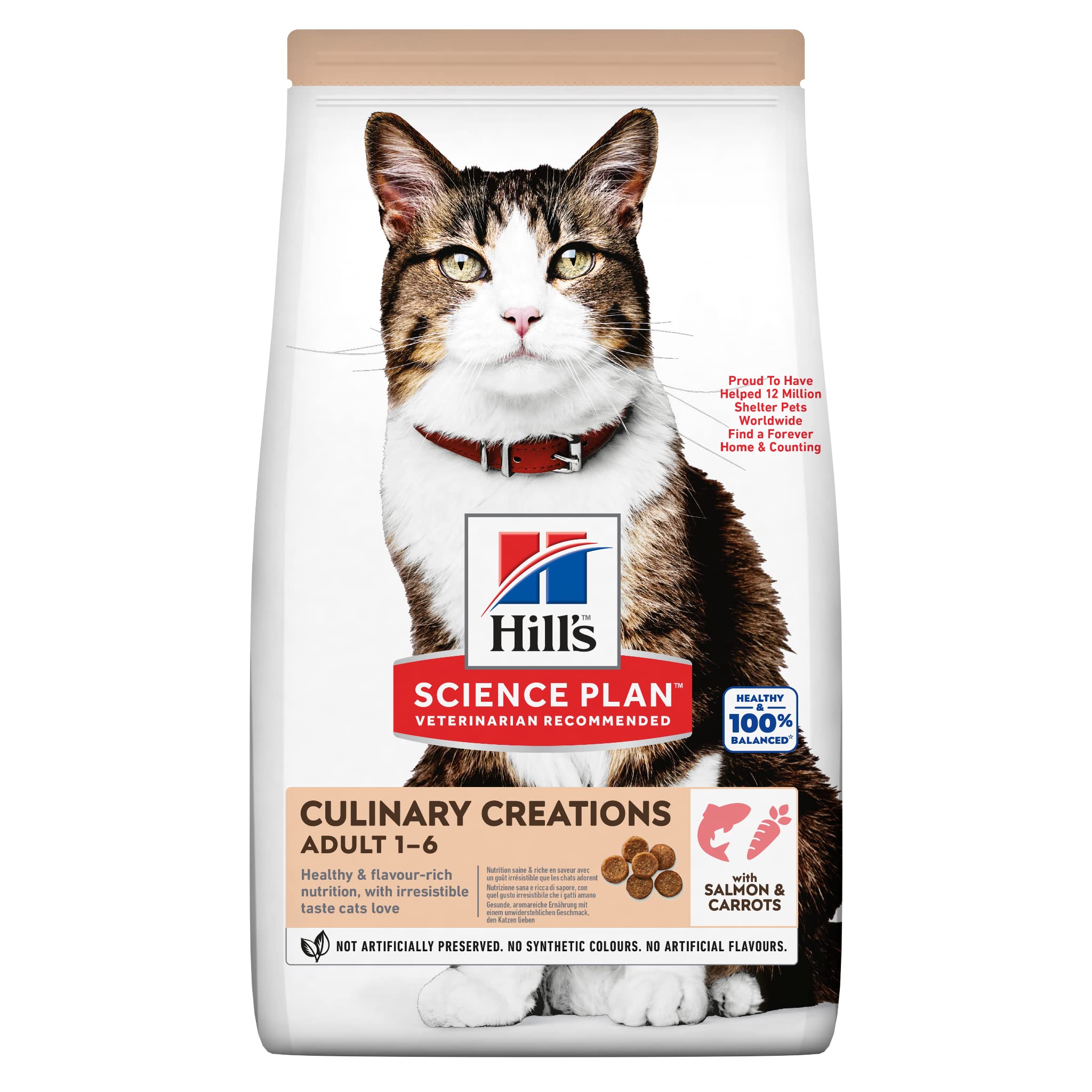 Hill's Science Plan Hillâ€™s Science Plan Culinary Creations Salmon And Carrots Cat Food (1.5 KG)