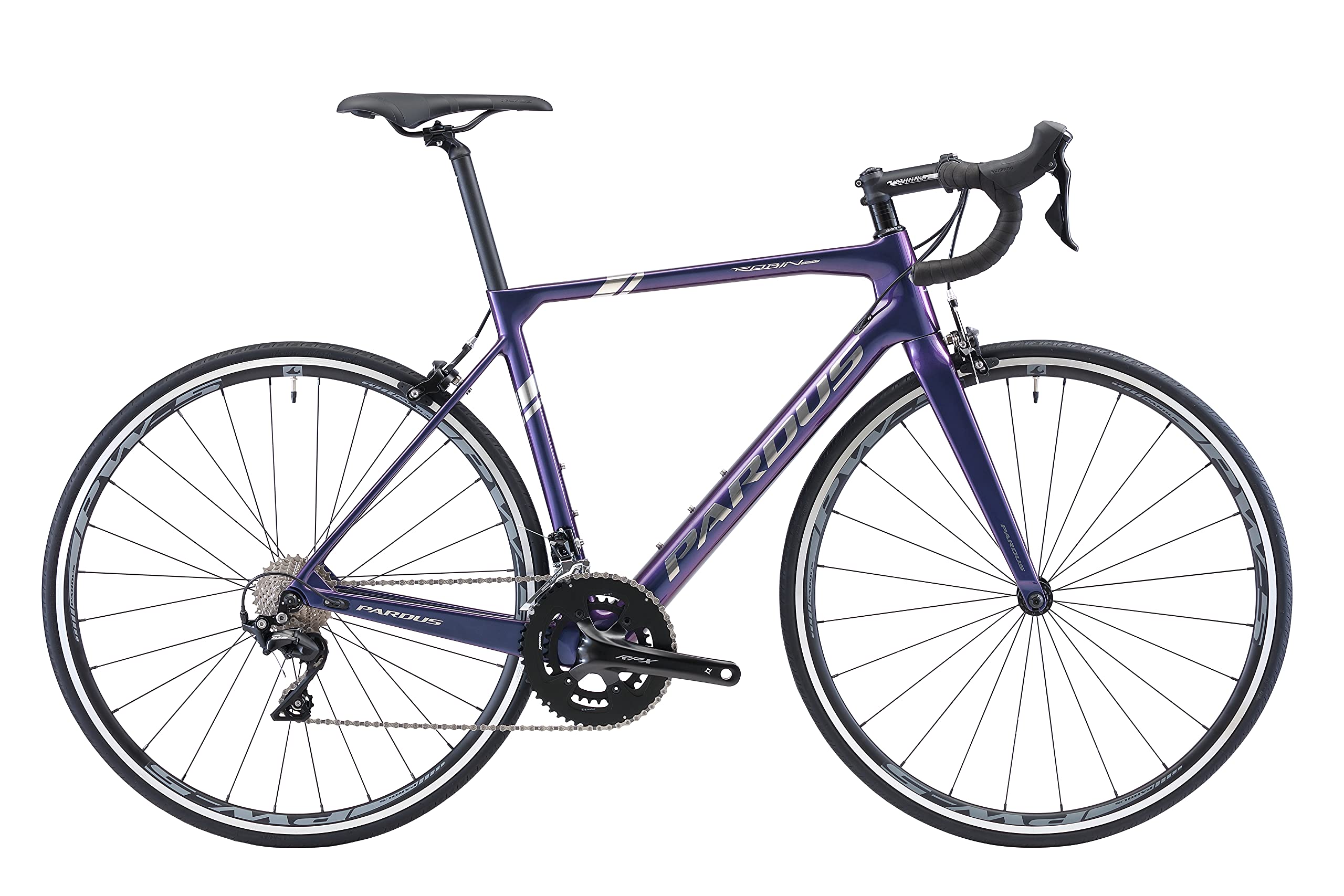 Upten Pardus Robin Sports Carbon Road Bike Racing Bicycle With Shimano 105 22 Speed (Chameleon Blue/Purple, M)- 100% Pre-Installed Bike