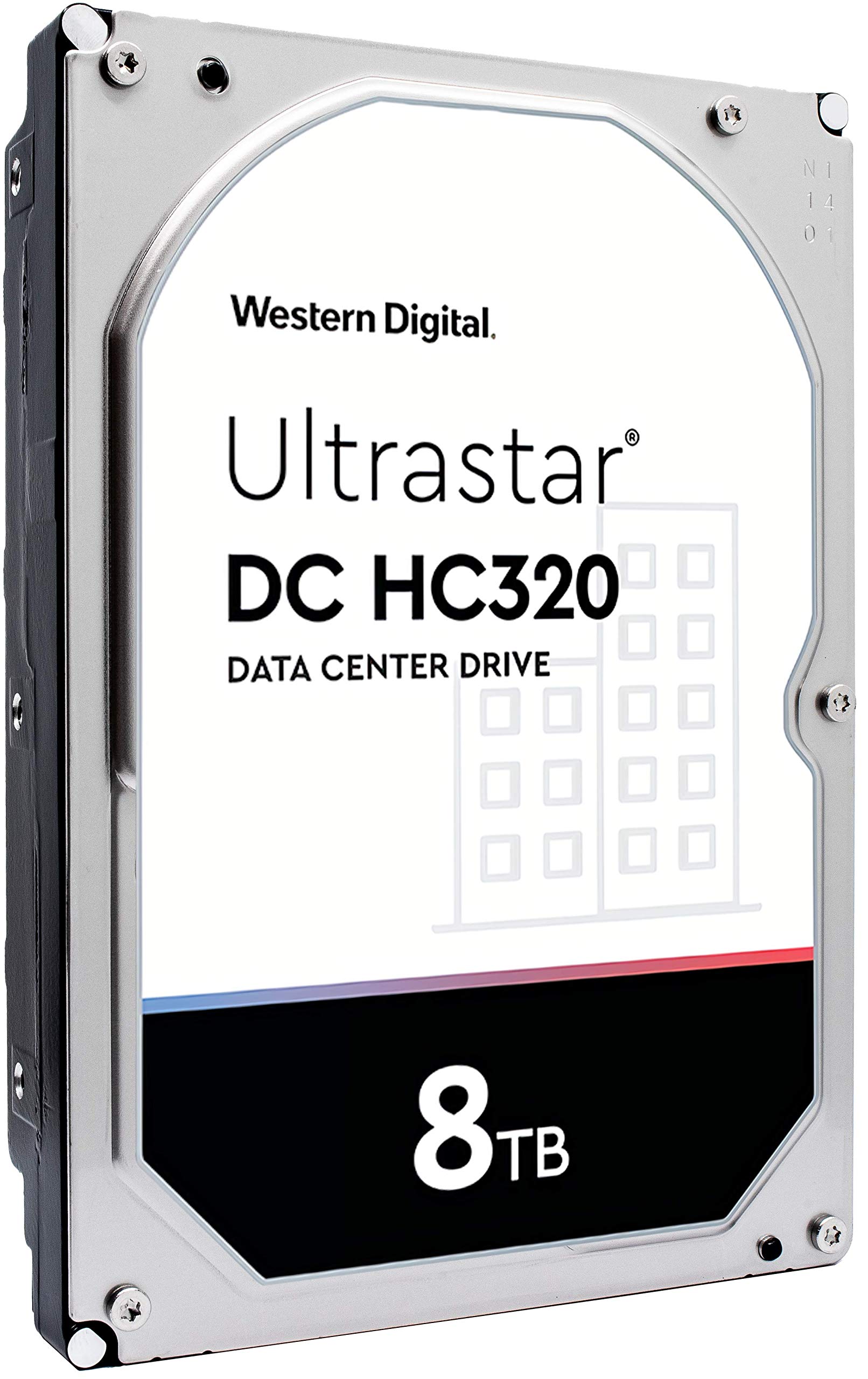 Western Digital 8TB Ultrastar DC HC320 SATA HDD - 7200 RPM Class, 256MB Cache, SATA 6 Gb/s, 3.5" (HUS728T8TALE6L4)