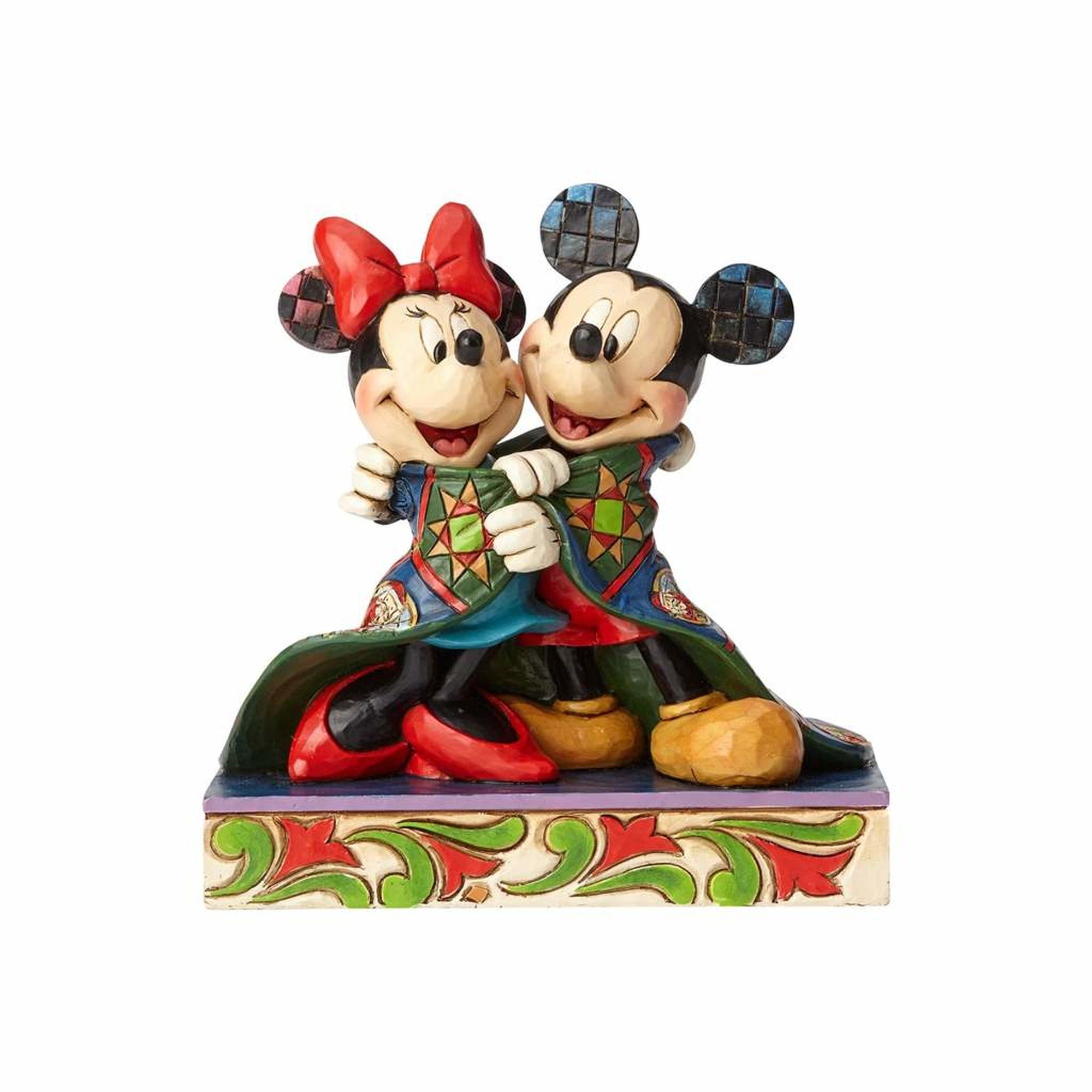 Disney Traditions Warm Wishes Mickey & Minnie Figurine