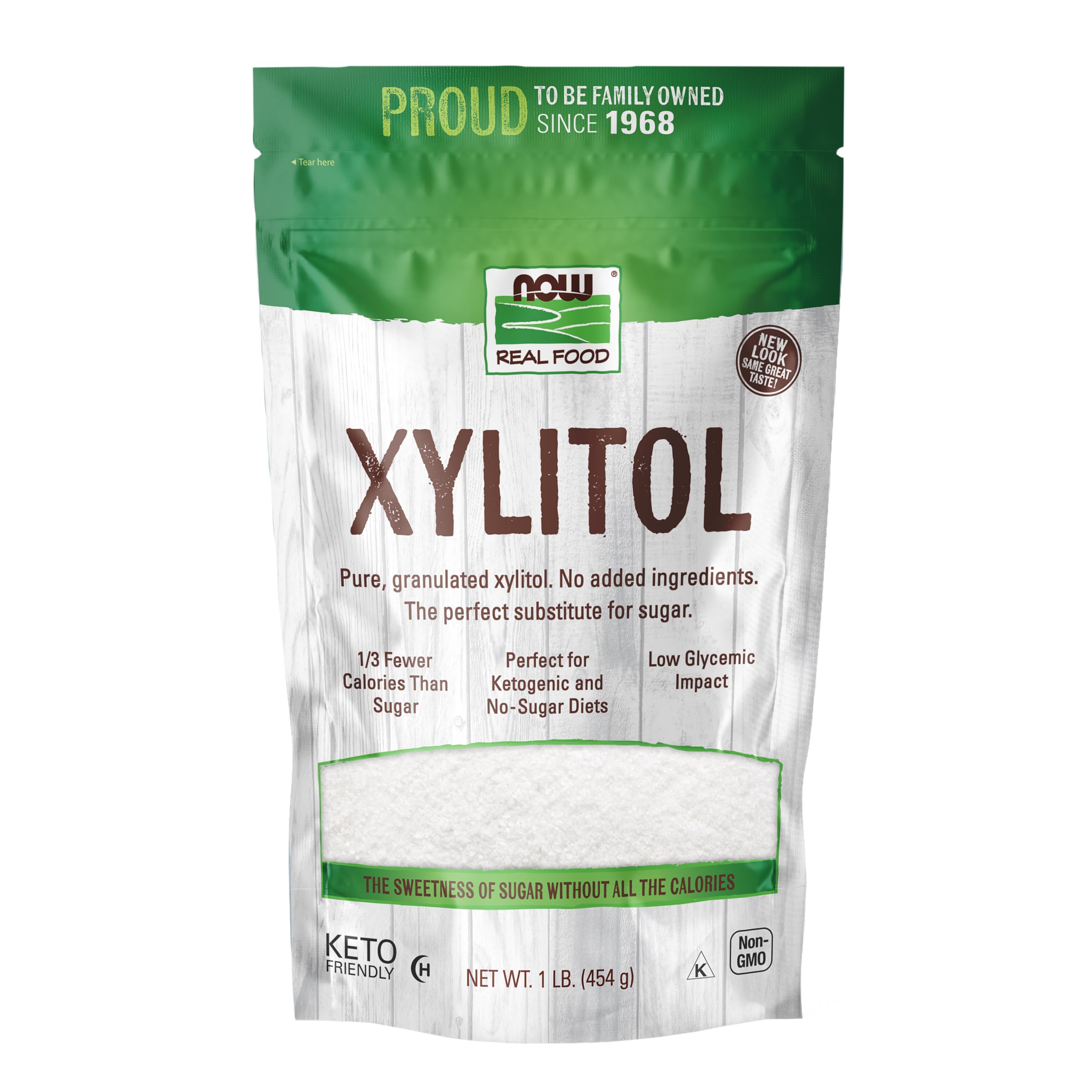 Now Foods Xylitol 1Lbs (454g).