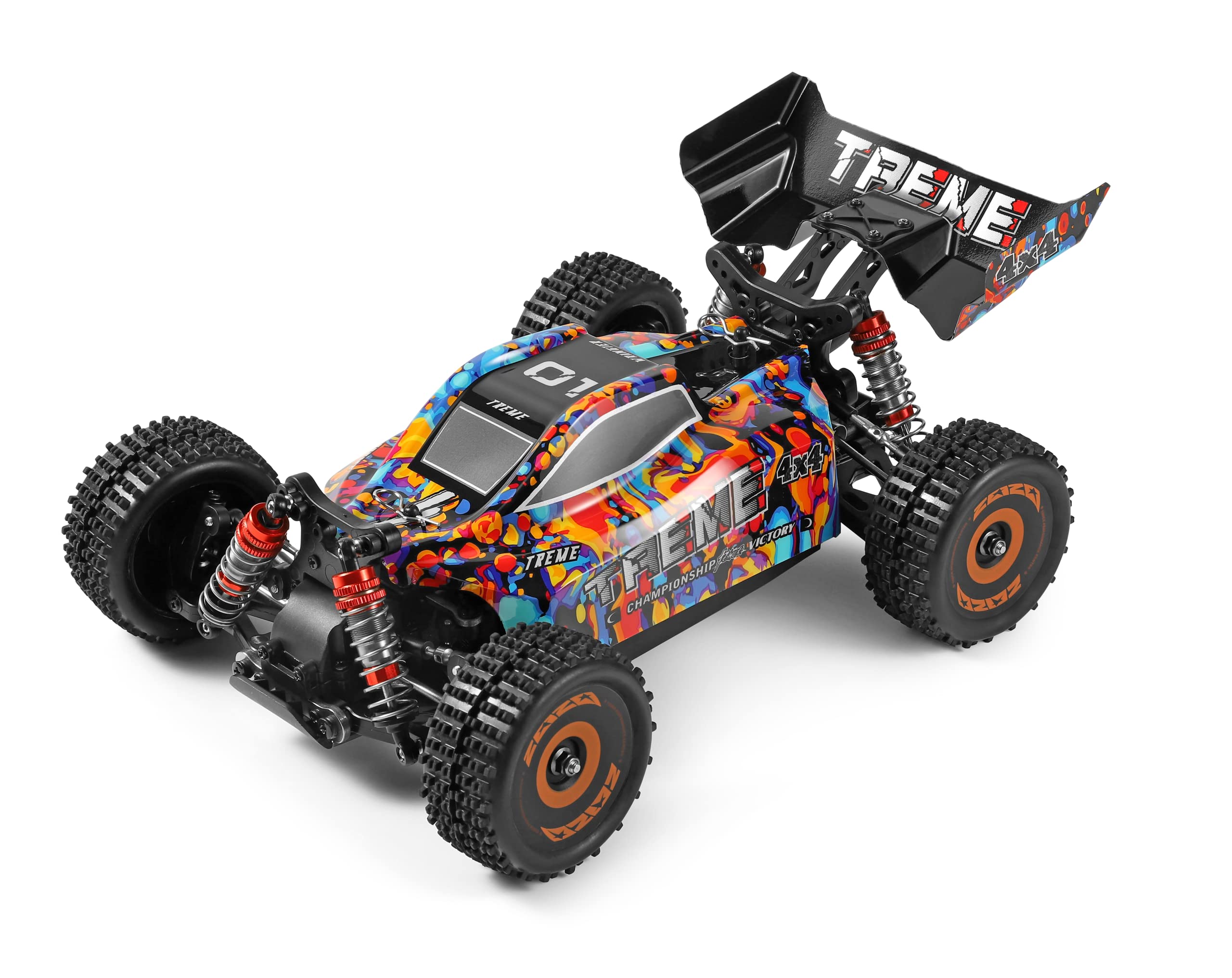 WLtoys High-Speed RC Car 184016 75KM/H 2.4G RC Car Brushless 4WD Electric High Speed Off-Road Remote Control Drift Toys for Children Racing (184016 1 * 1500)