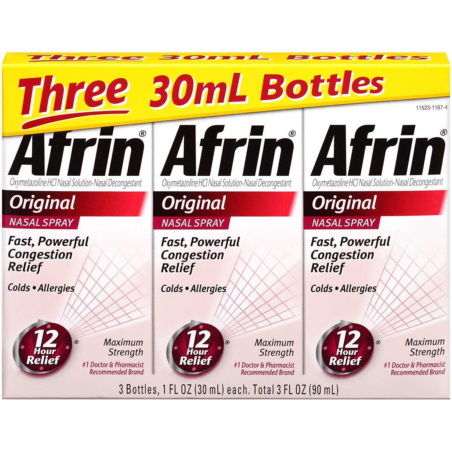 Afrin Original Maximum Strength Nasal Spray, 90 Ml.