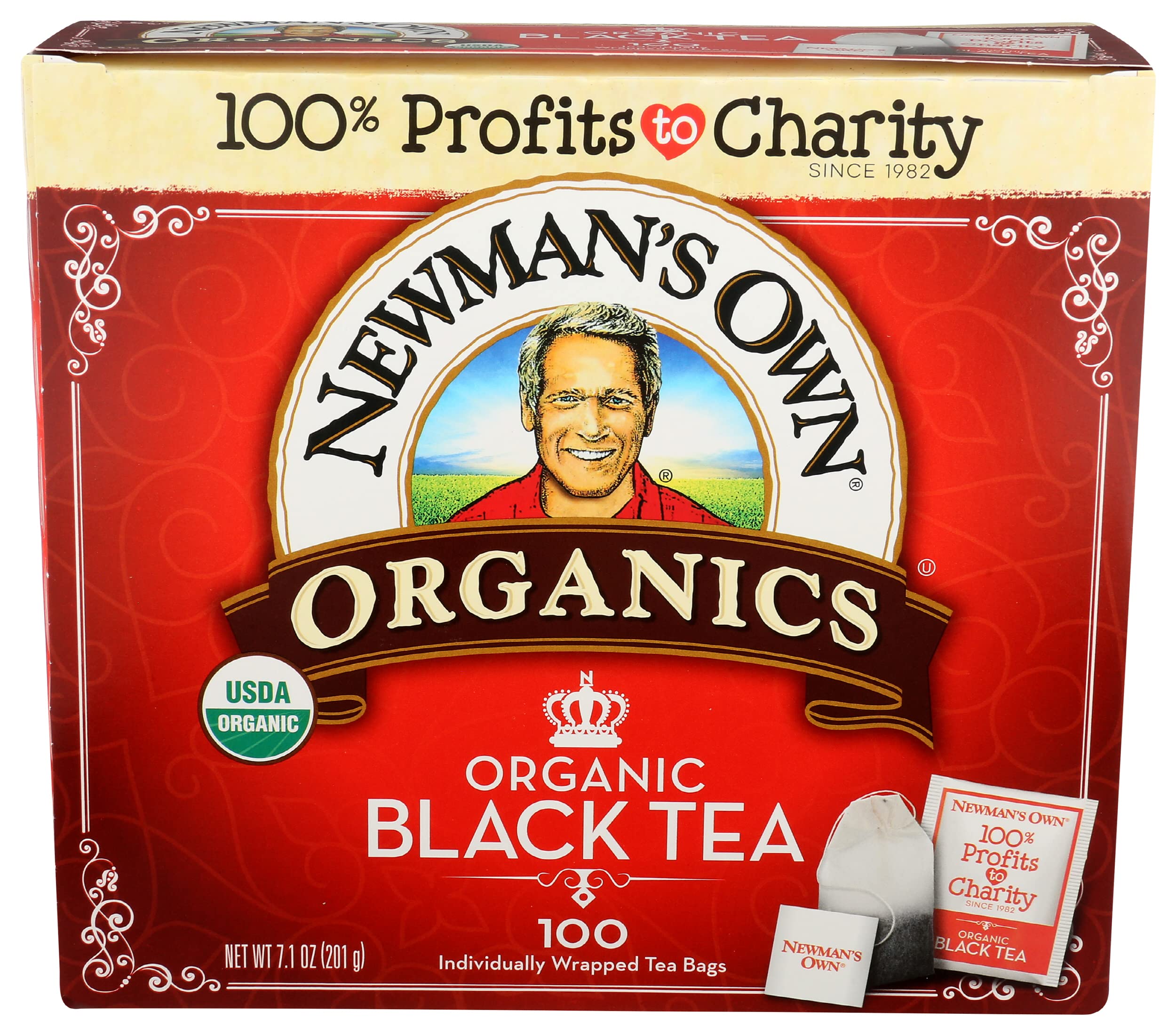 Newman's OwnOrganics Organic Black Tea - - 100 Bags