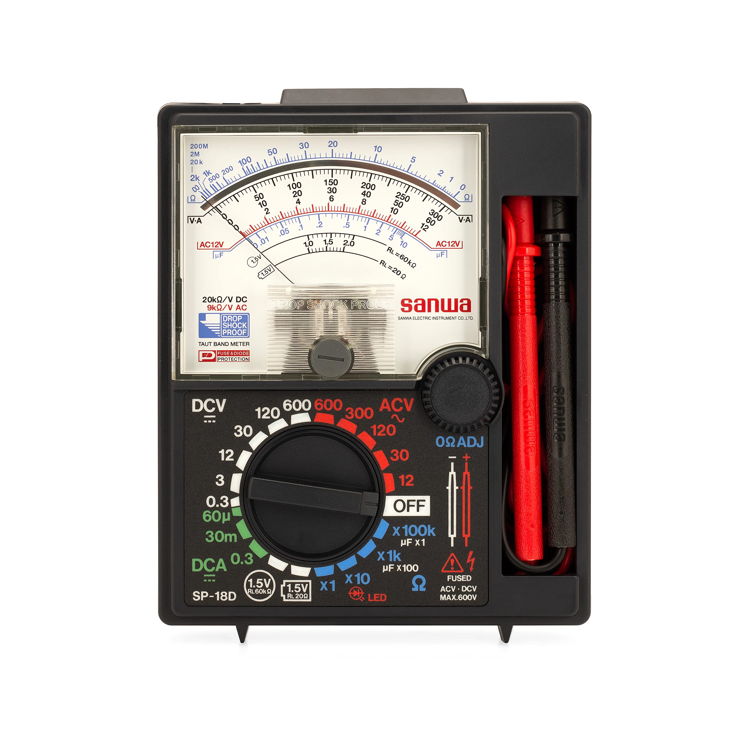 Sanwa, Japan SP-18D Analog Multimeter (MADE IN JAPAN)