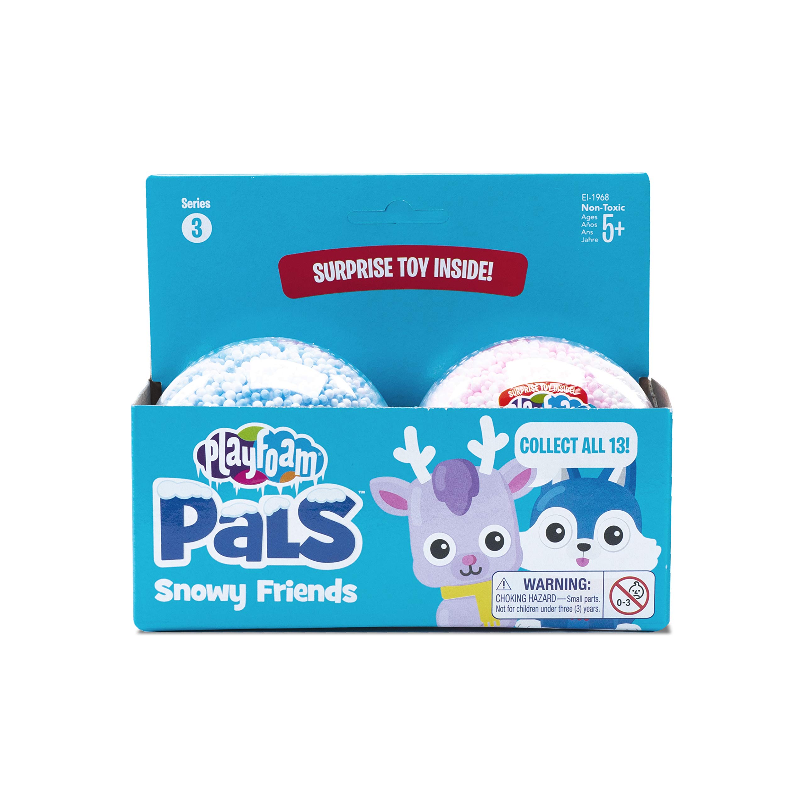 Educational InsightsPlayfoam Pals Snowy Friends 2-Pack, Fidget, Sensory Toy, Gift for Boys & Girls, Ages 3+