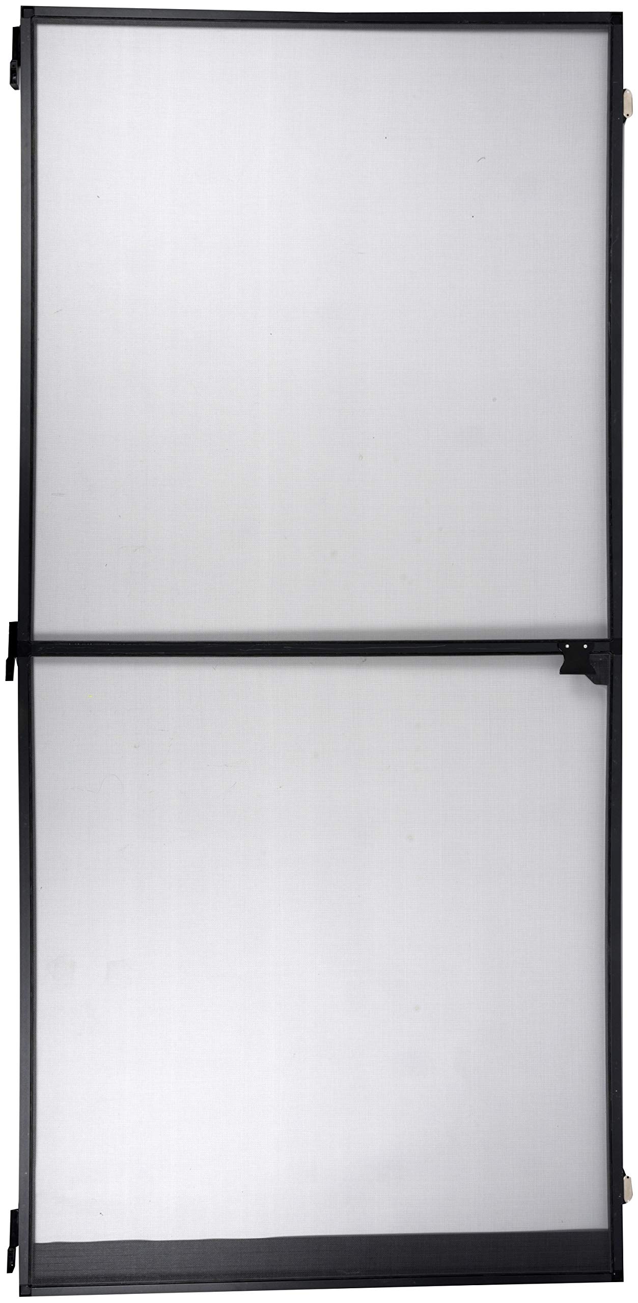 Magnetic Fly Screen for Doors with Hinges Max 100 x 215 cm Adjustable Black