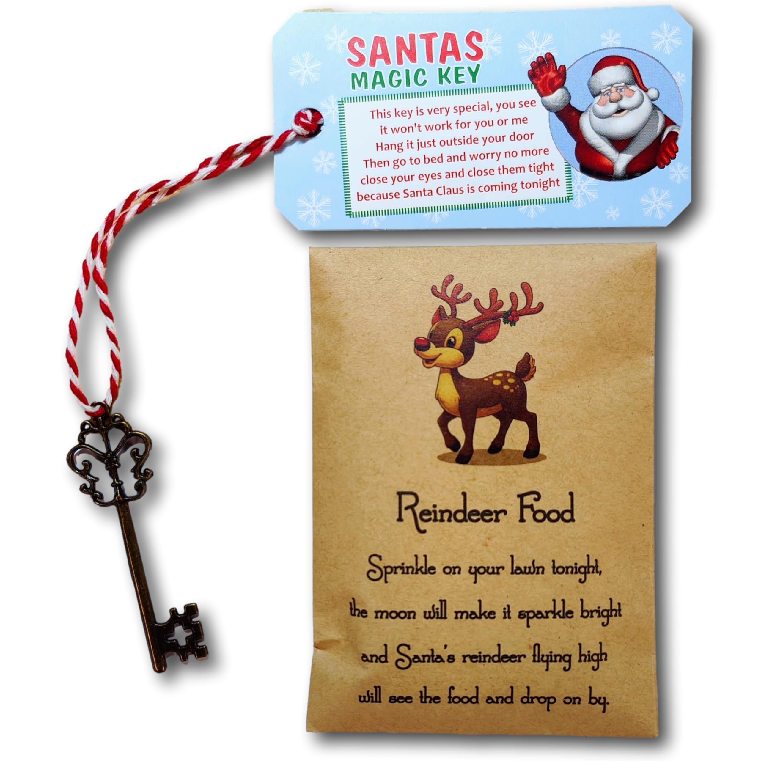 KateCreateMagical Reindeer Food and Santas Magic Key set. Handmade, biodegradable, wildlife friendly! Perfect for school (1)