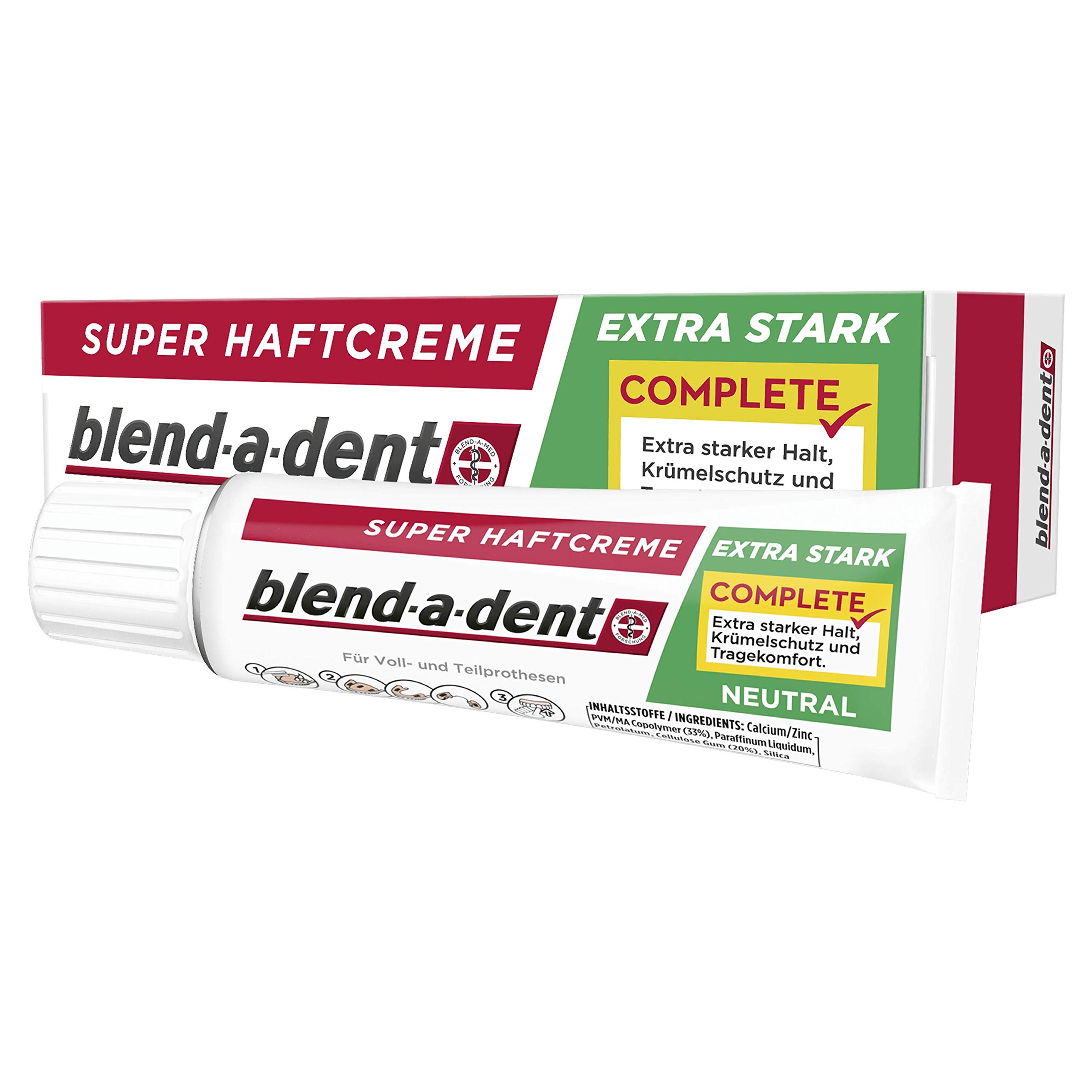 Blend-a-dent COMPLETE NEUTRAL Super Adhesive Cream, 47 g