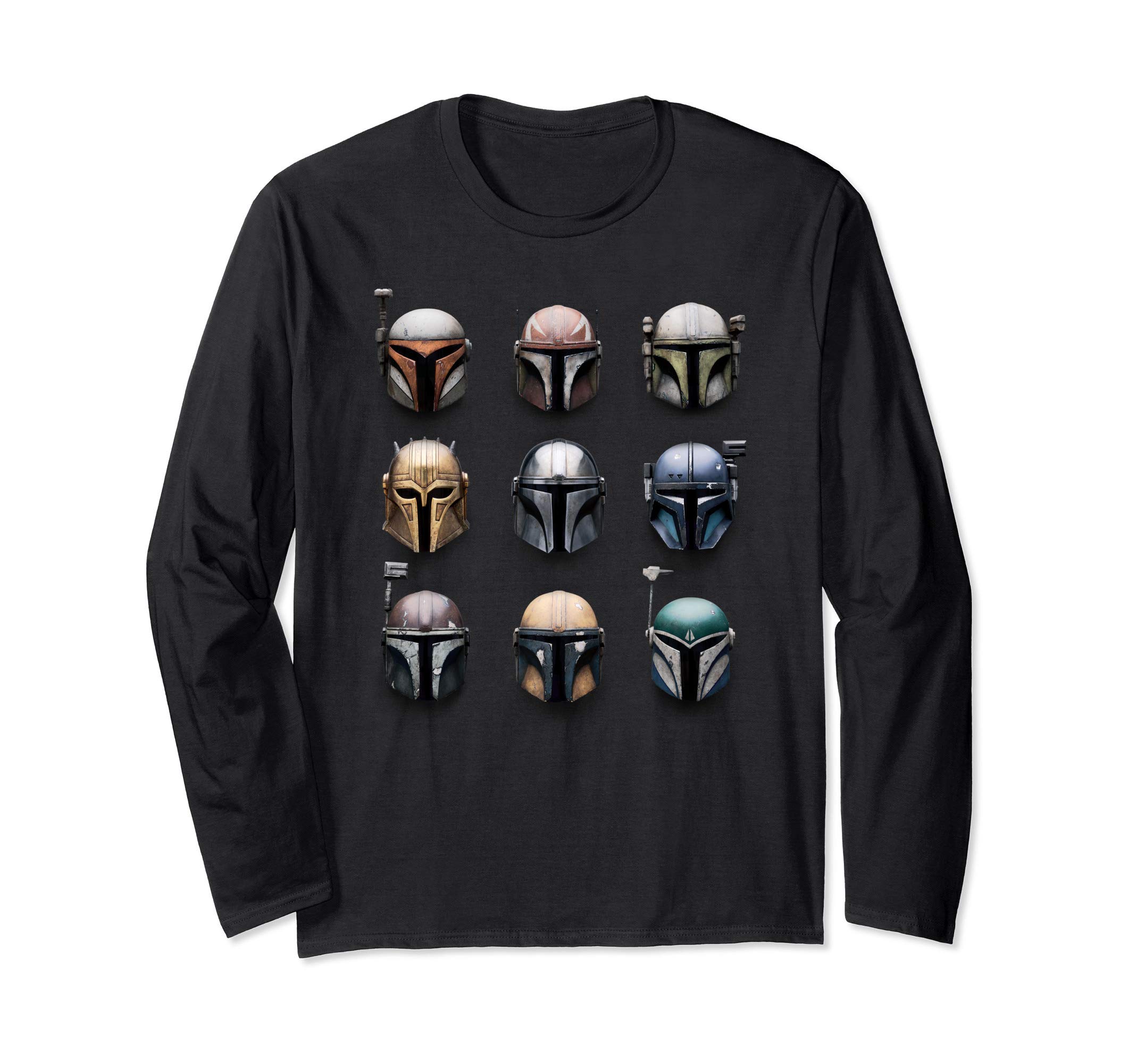 Star WarsThe Mandalorian Battle Worn Helmets Long Sleeve T-Shirt