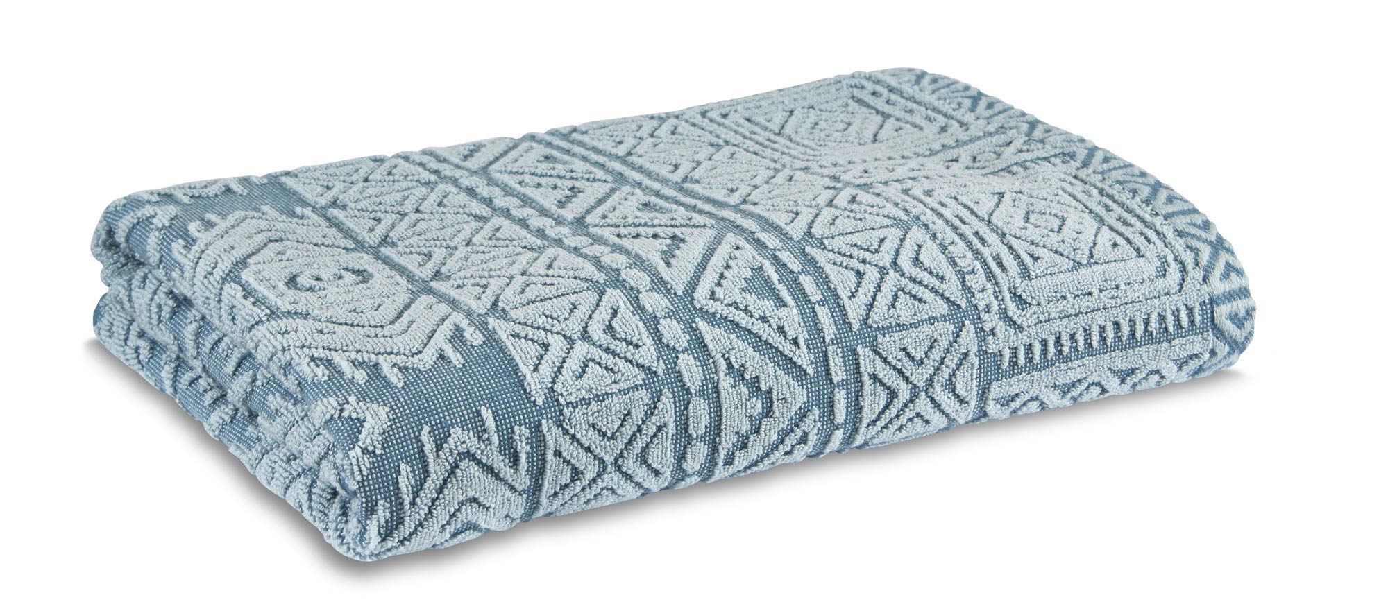 WestPoint Home Jacquard Towel, Bath Sheet, Adriatic Blue