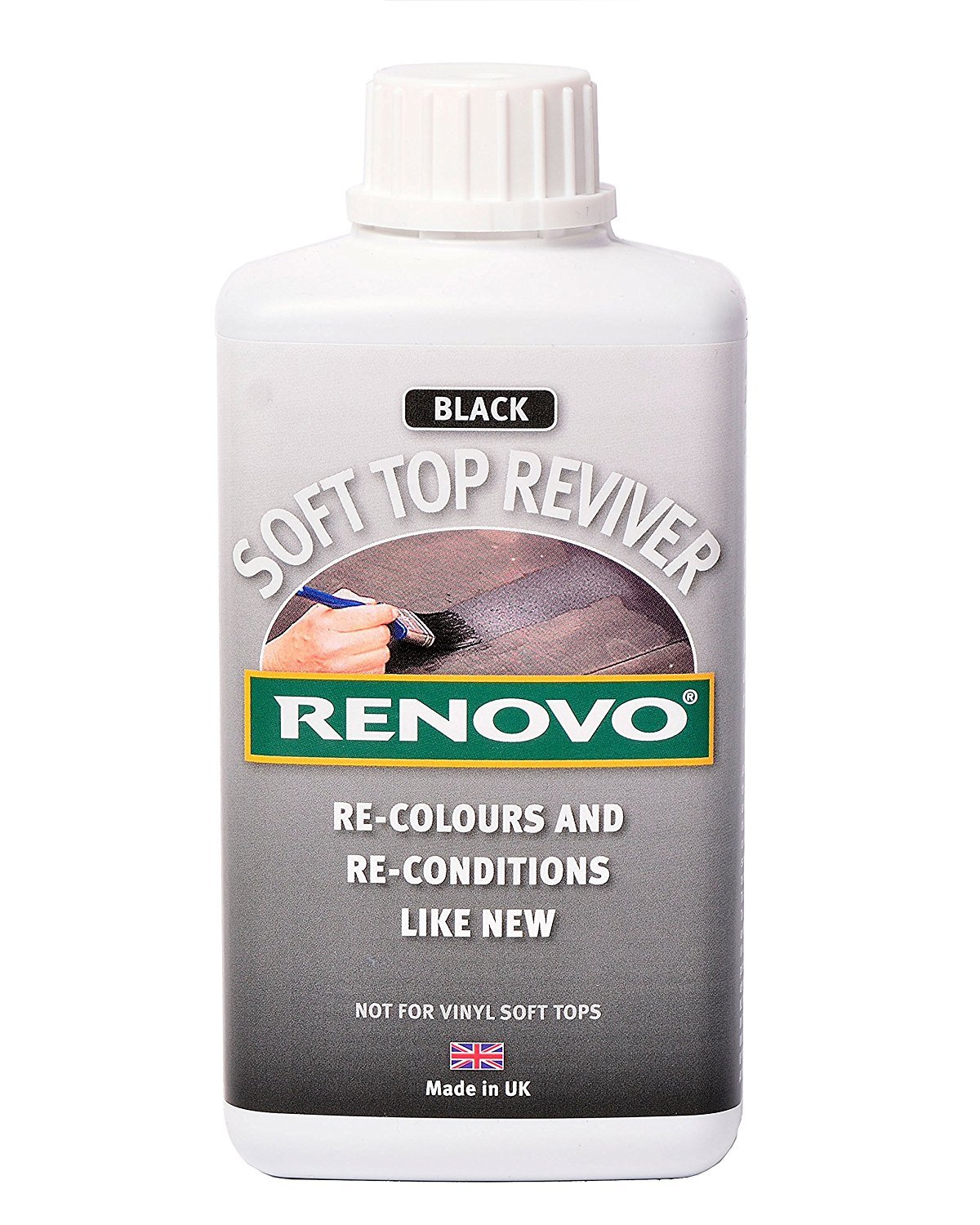 RenovoRHRBLA5001115 International Soft Top Reviver, Black, 500 ml, 500ml