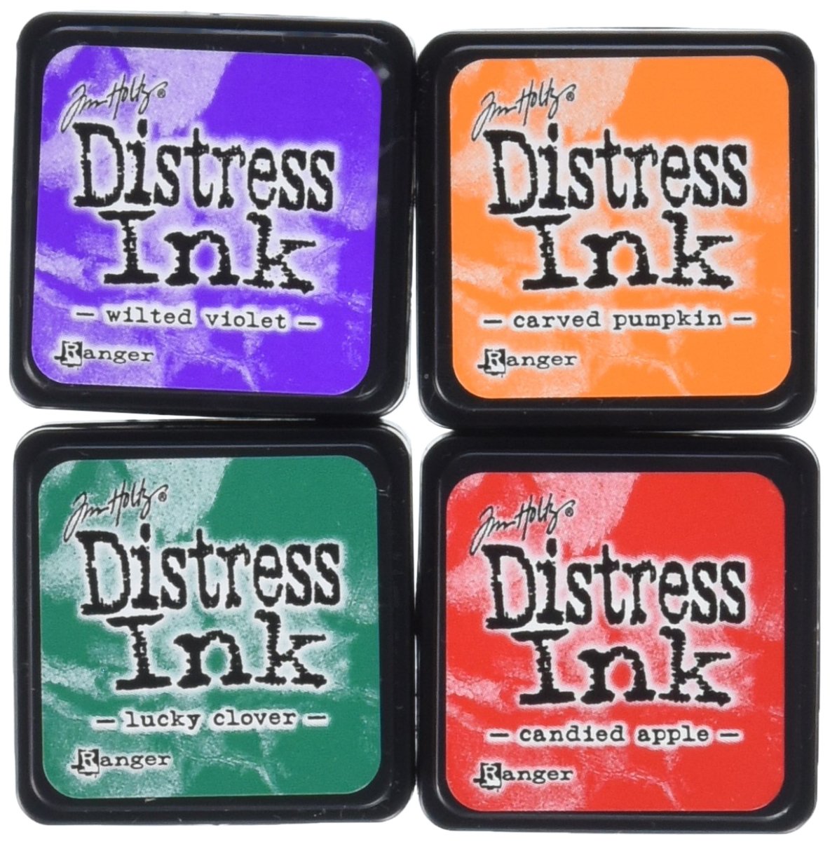 Ranger TDPK46752 Kit 15 Distress Mini Ink Pads (4 Pack), Multicolor