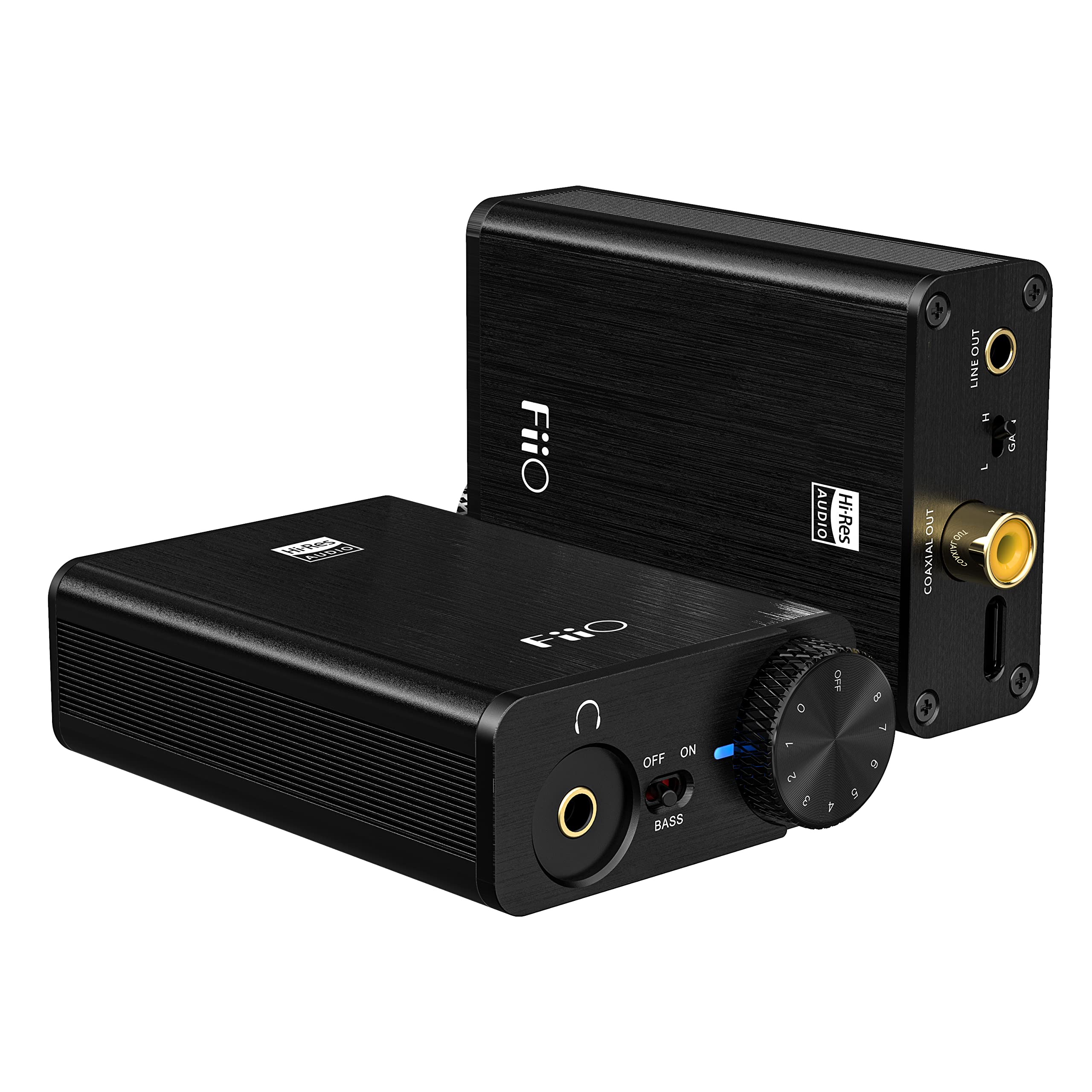 FiiO Headphone Amps Portable DAC USB Type-C coaxial 384kHz/32bit (E10K-TC black)