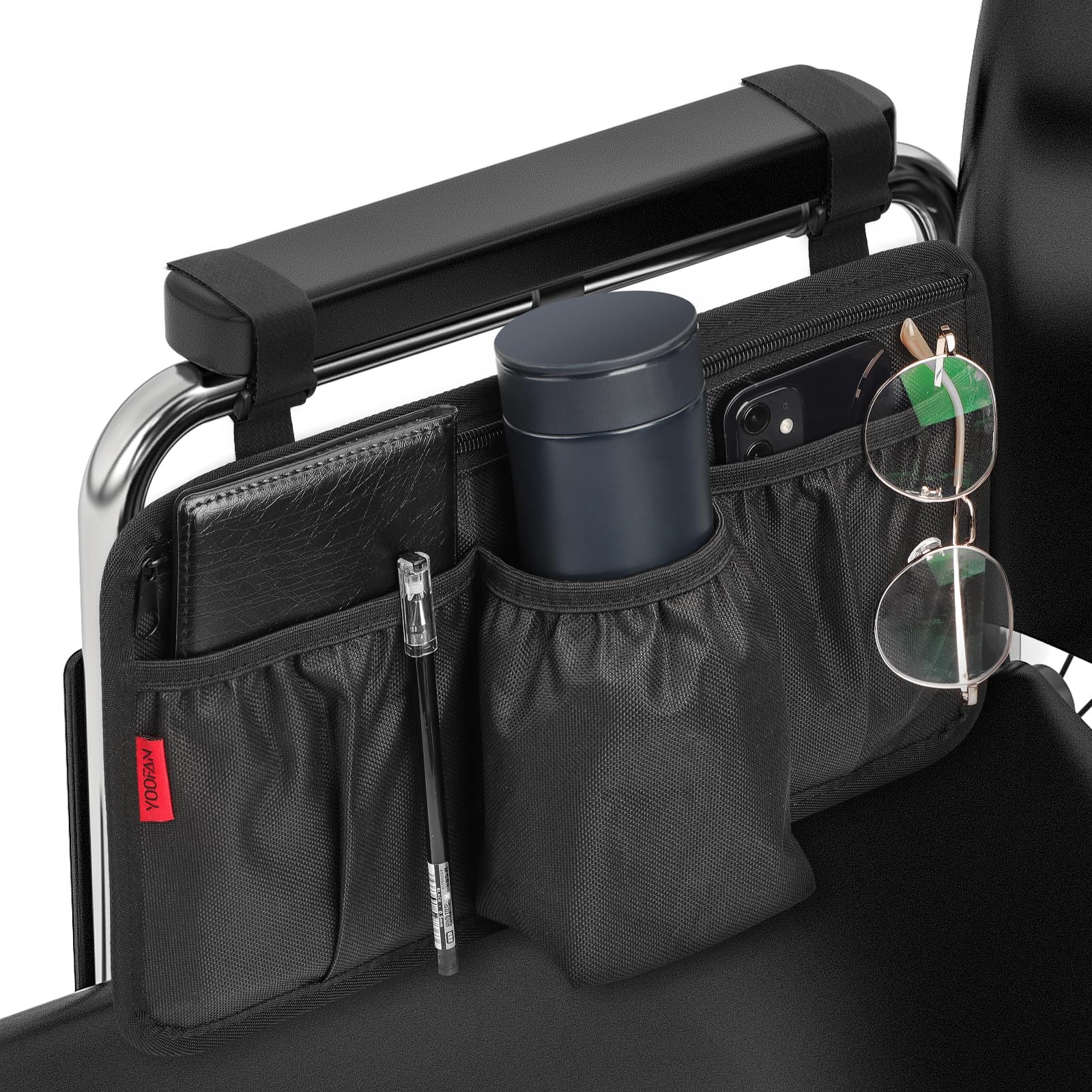 YOOFAN Wheelchair Side Bag – Convenient Wheelchair Accessory for Storage and Accessibility