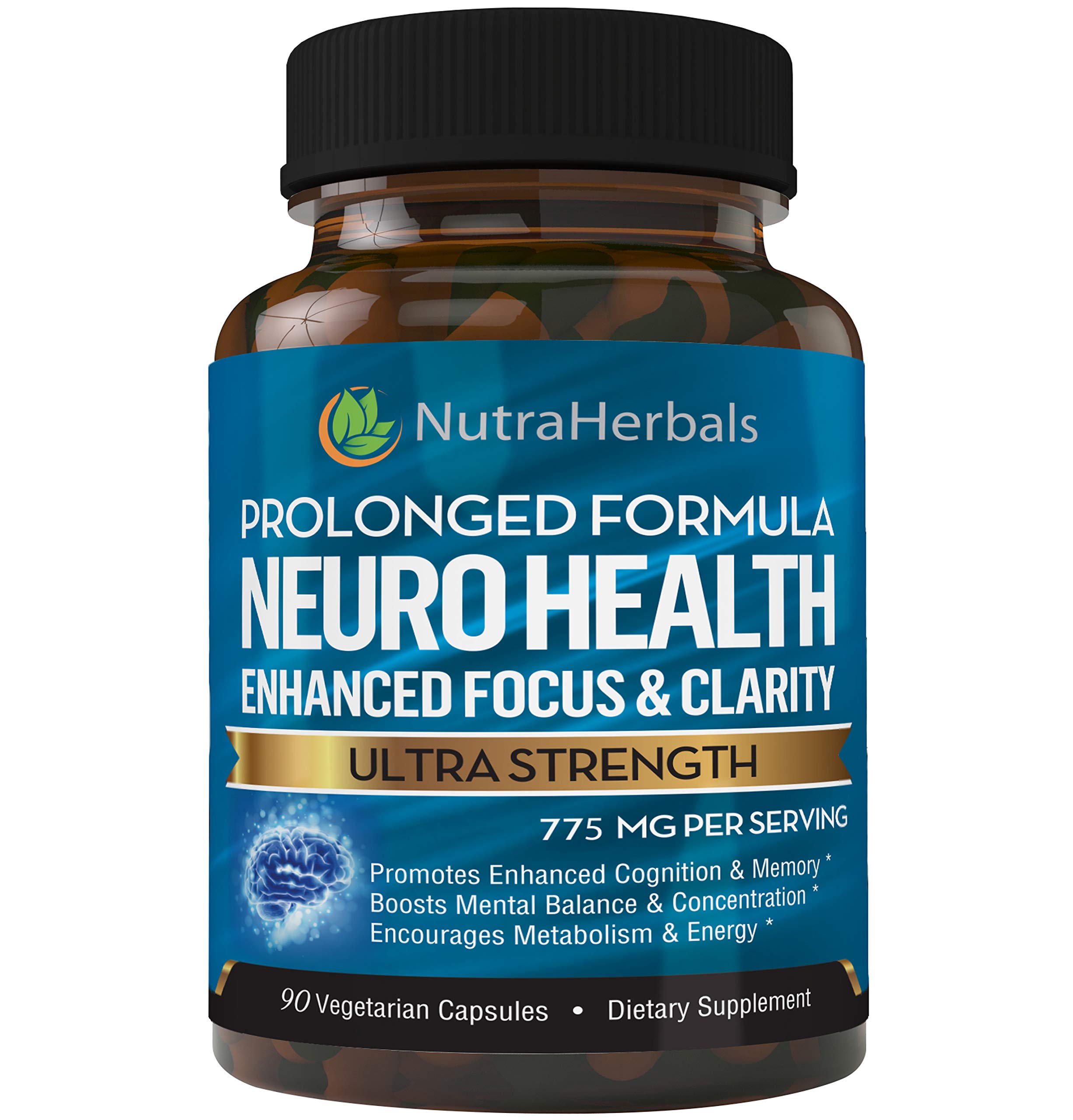 NUTRAHERBALSBrain Booster Supplement - 90 Day Supply