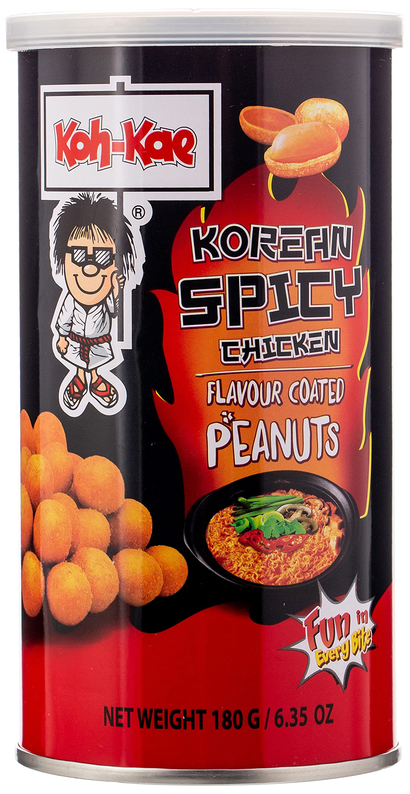 Koh-KaeKorean Spicy Chicken Coated Peanuts, 180 gm