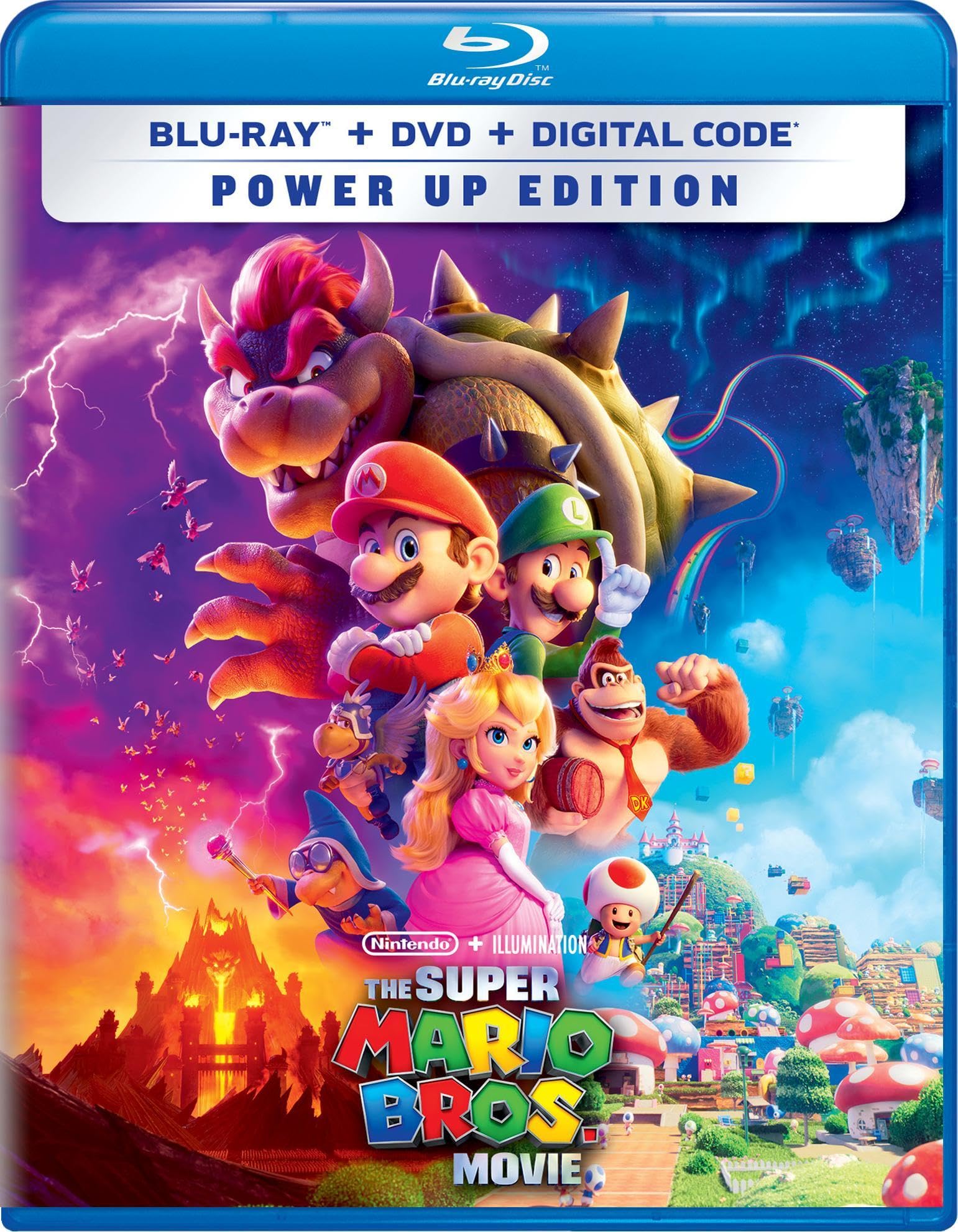 The Super Mario Bros. Movie - Power Up Edition Blu-ray + DVD + Digital