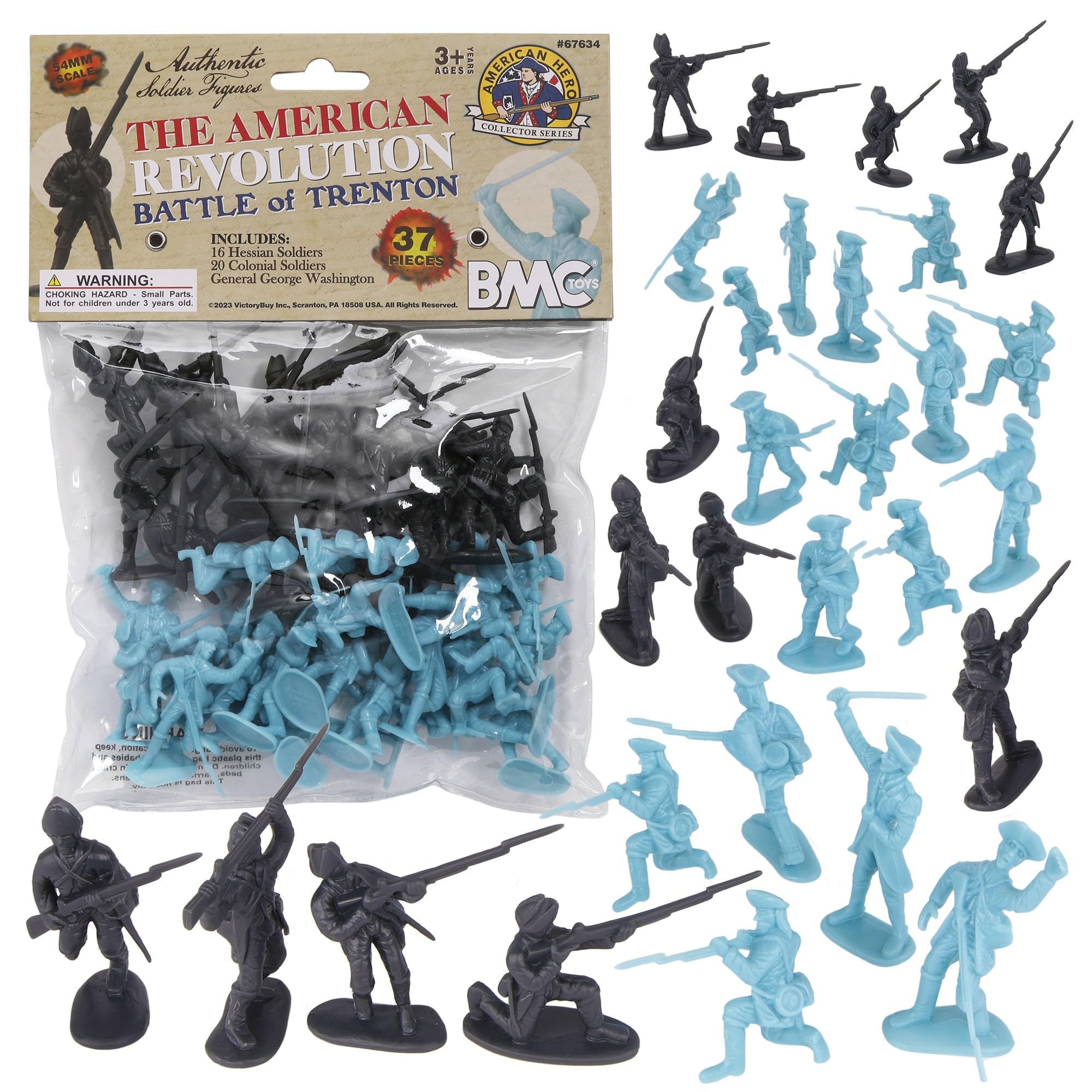 BMC Revolutionary War Battle of Trenton - Plastic Army Men Soldier Figures