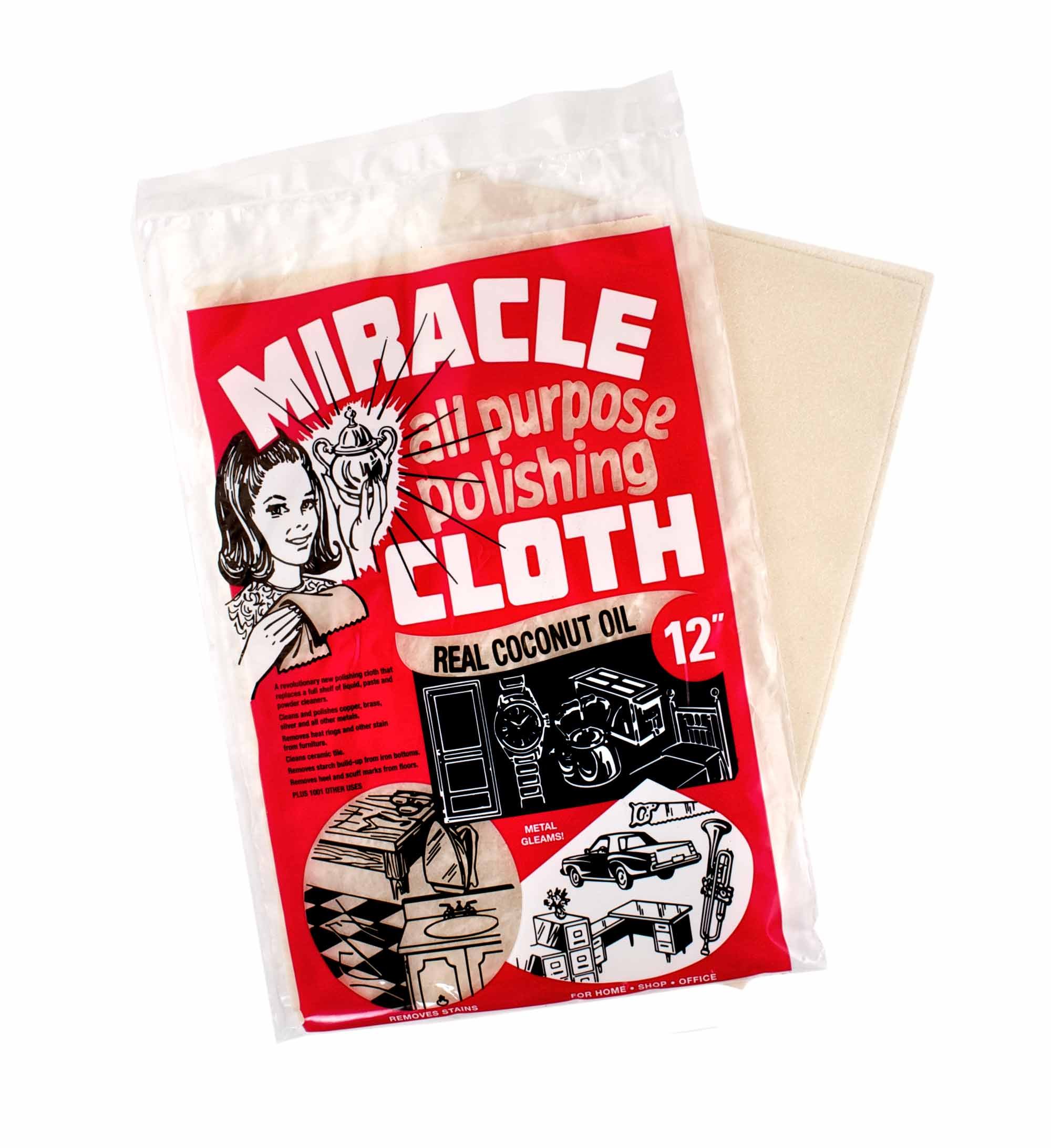 Miracle All Purpose Polishing Cloth, 12" Largest Size Available