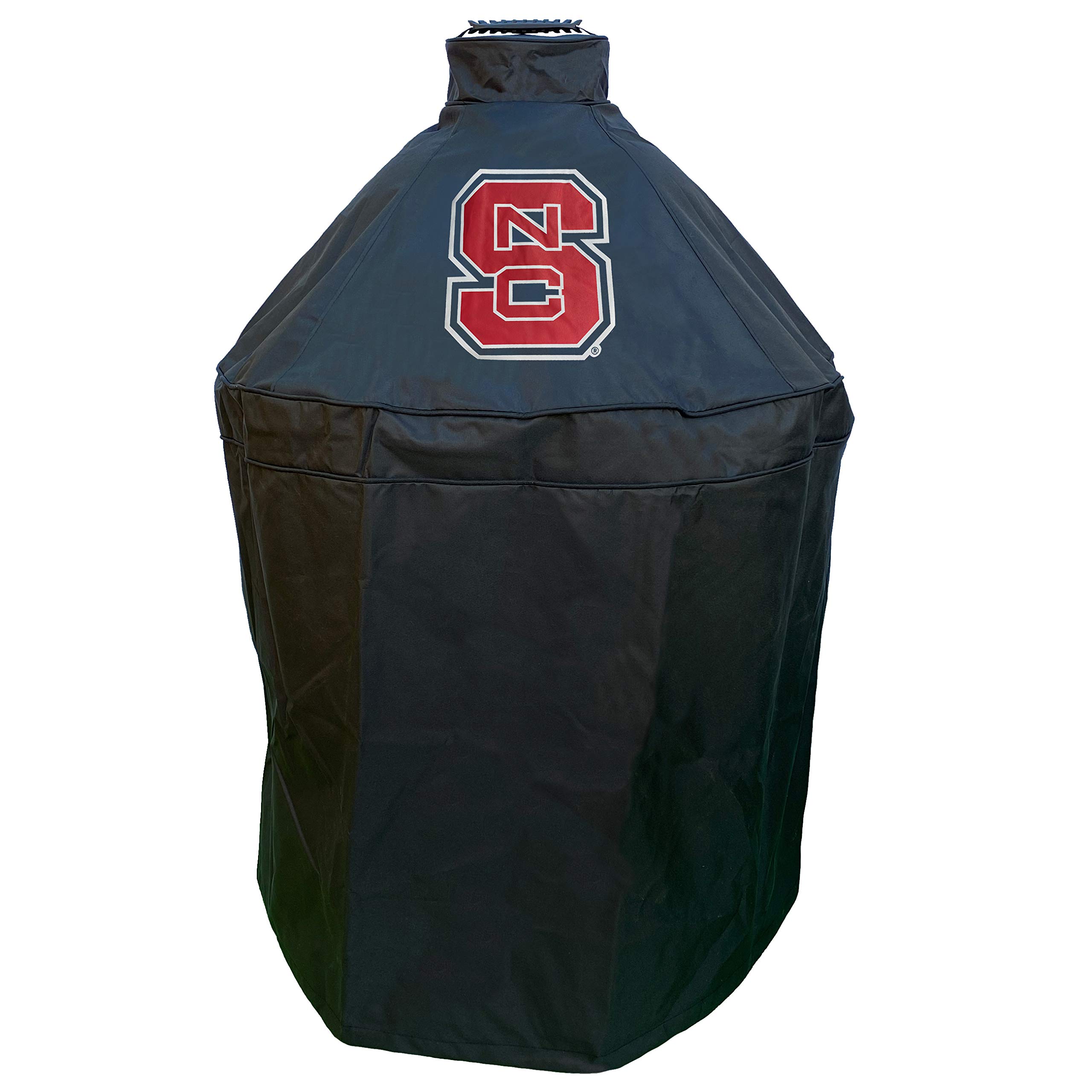 Holland Bar Stool Co. NC State Grill Cover for Big Green Egg, Kamado Grill Cover, Big Green Egg Accessories, Collegiate Grill Covers, NC State Grill Accessories, Kamado Cover, Durable Grill Cover