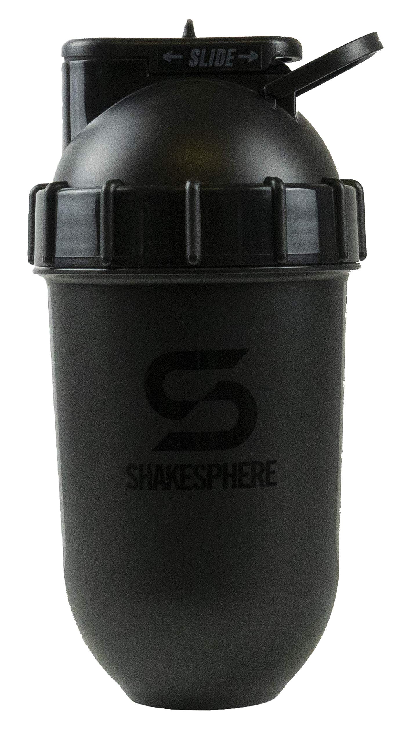 ShakeSphere Tumbler Original - 700 ml Glossy Black - Black Logo