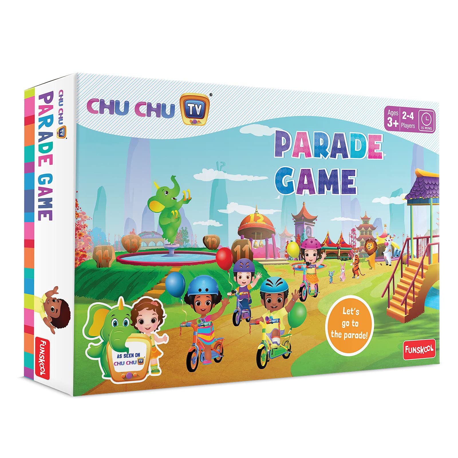 Funskool CHU CHU Parade Game, Multicolor (4603700)