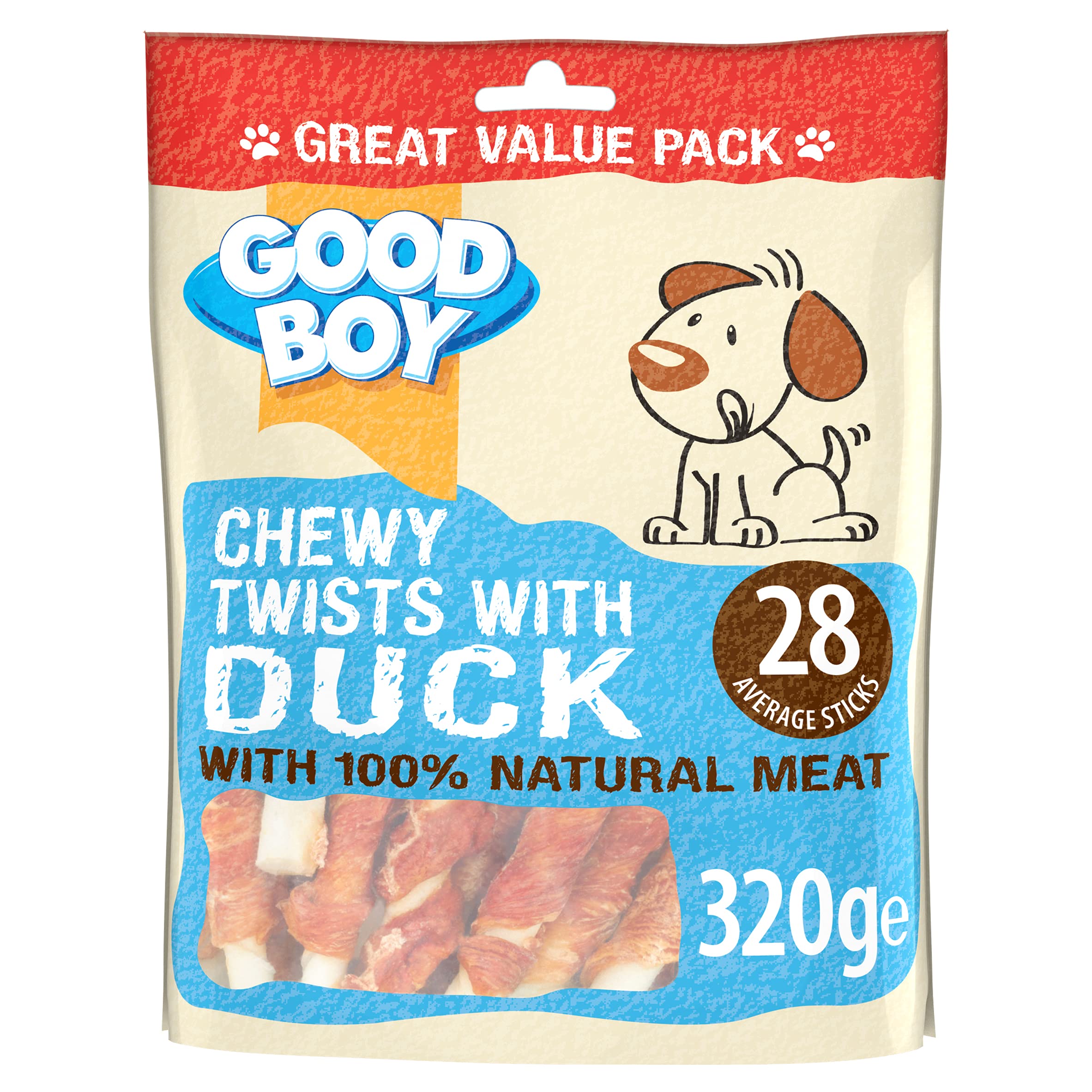 Armitage Good Boy Armitage Goodboy Chewy Twists with Duck 320g Value Pack