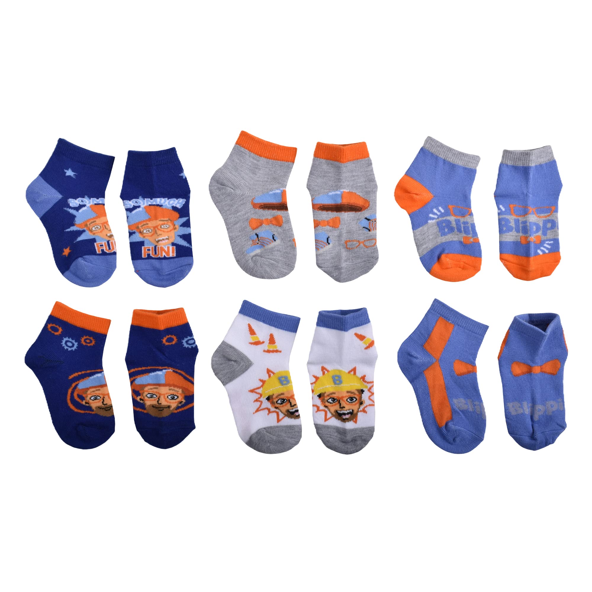 Blippi Kids Quarter Socks