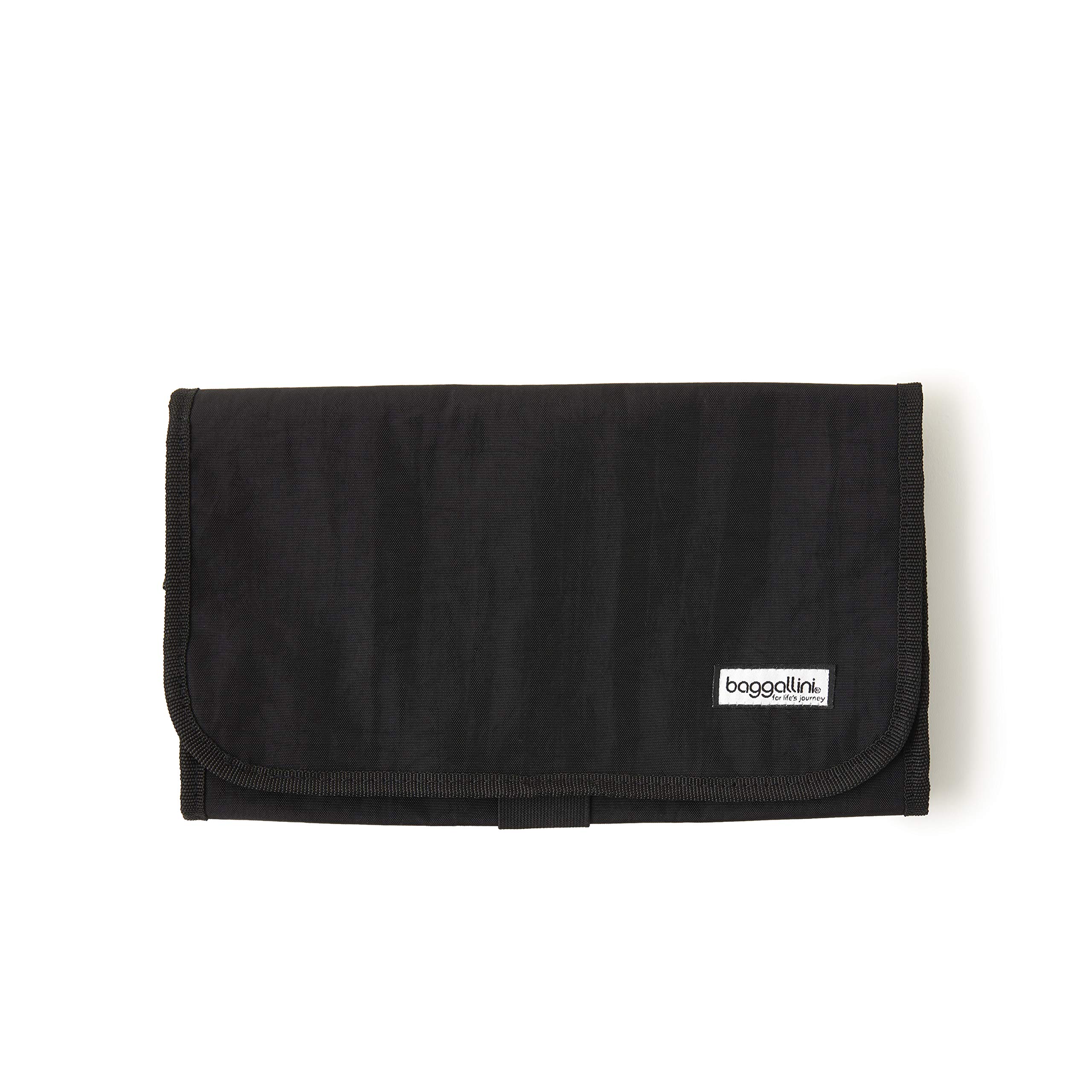 Baggallini Trifold Toiletry Kit, Black, One Size