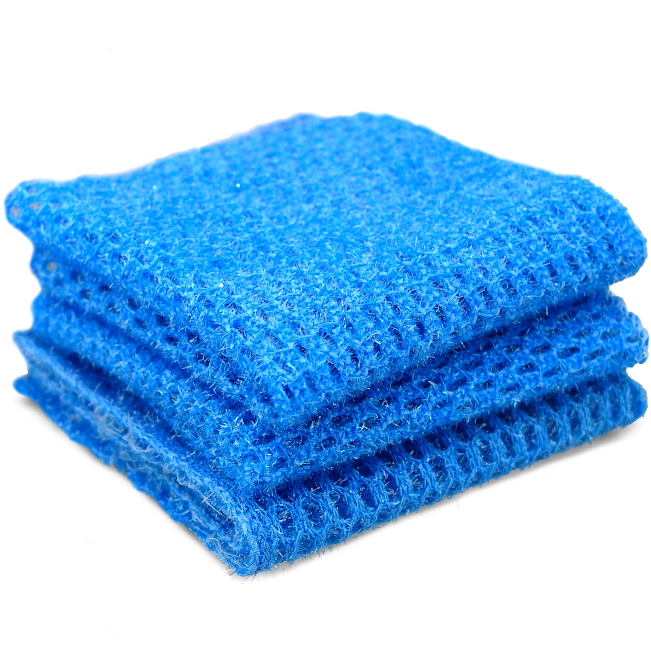 Non Scratch Dish Scrubbers for Cleaning Dishes (3PK) - Reusable Kitchen Sponge - Replace Dish Sponges for Washing Dishes - Best Household Scrubbing Pad & Alternative Dishwashing Scrub Pads Supplies