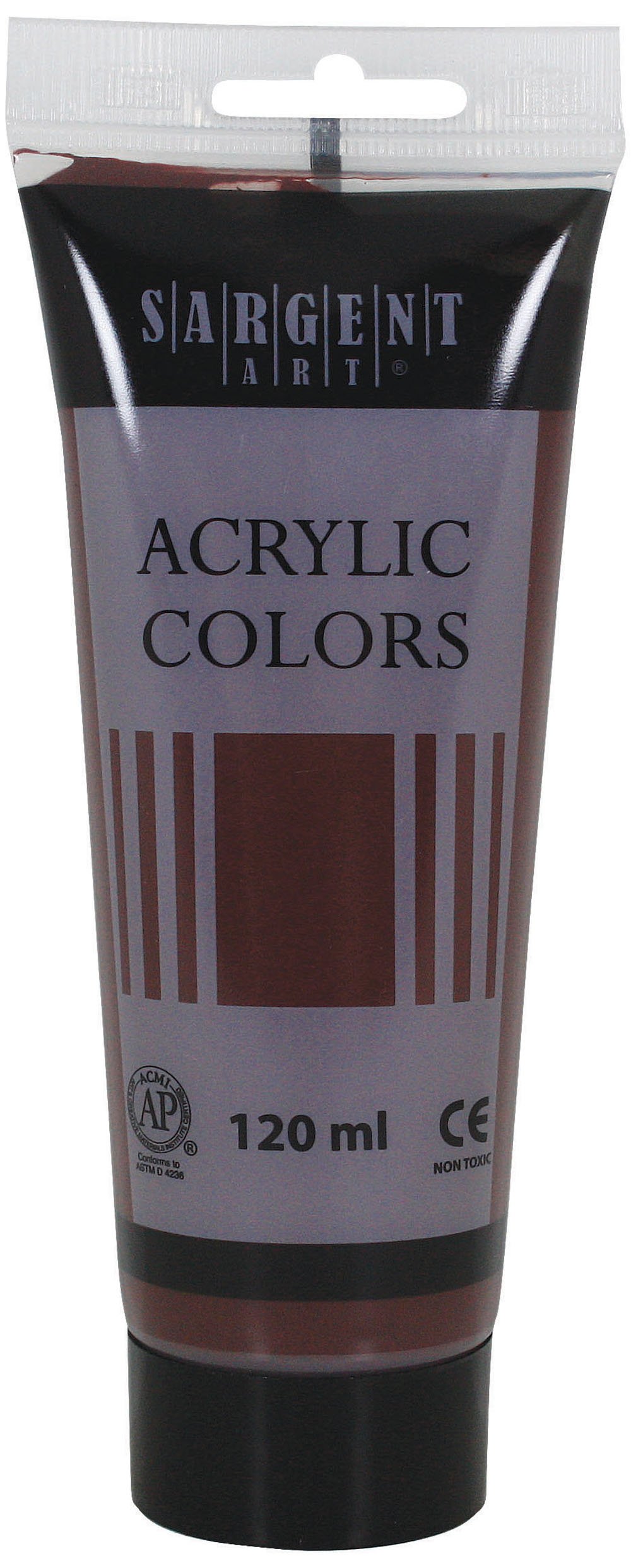 Sargent Art 23-0368 120Ml Tube Acrylic Paint, Burnt Umber