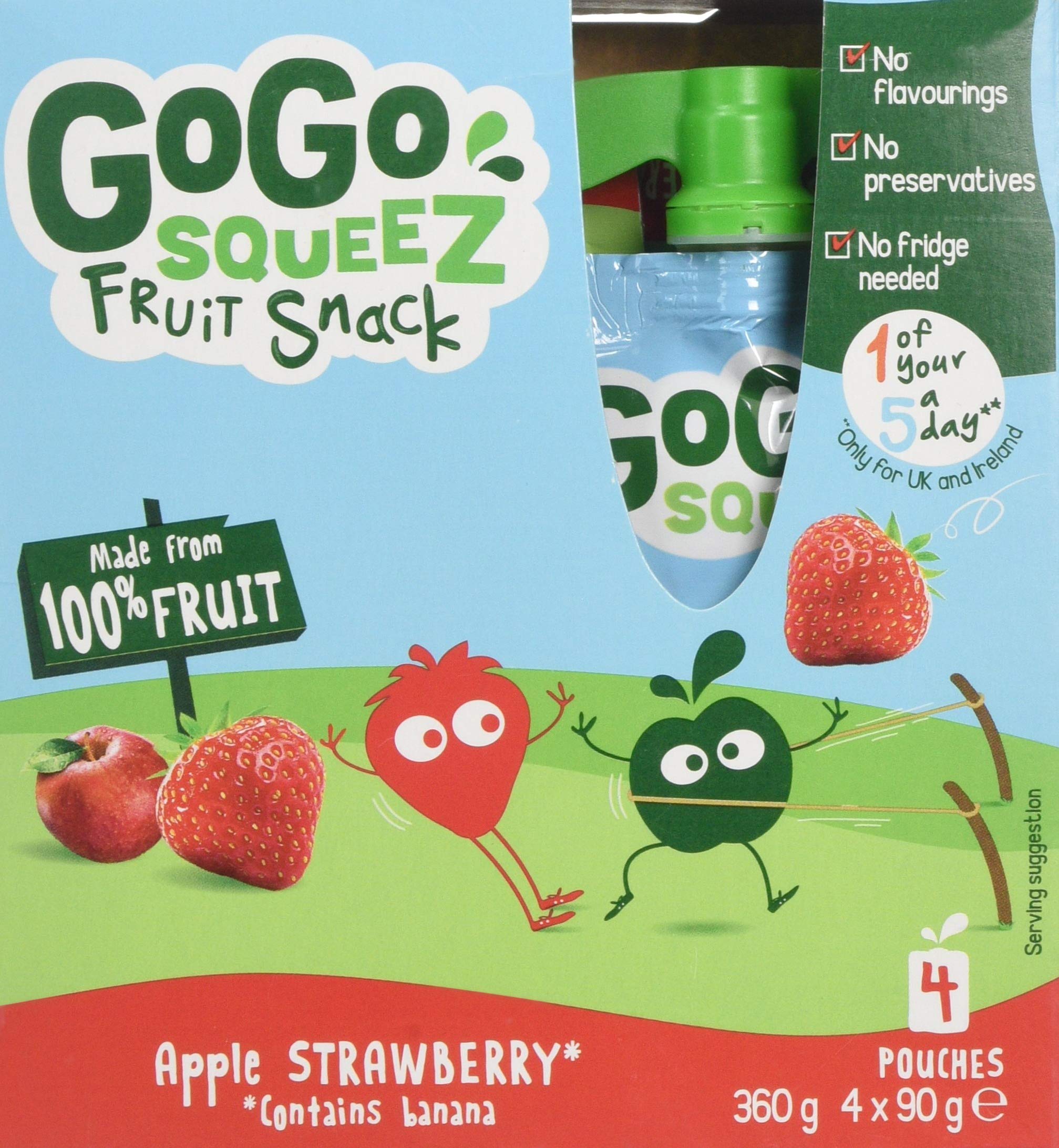 Go Squeez Apple Strawberry Fruit Snack