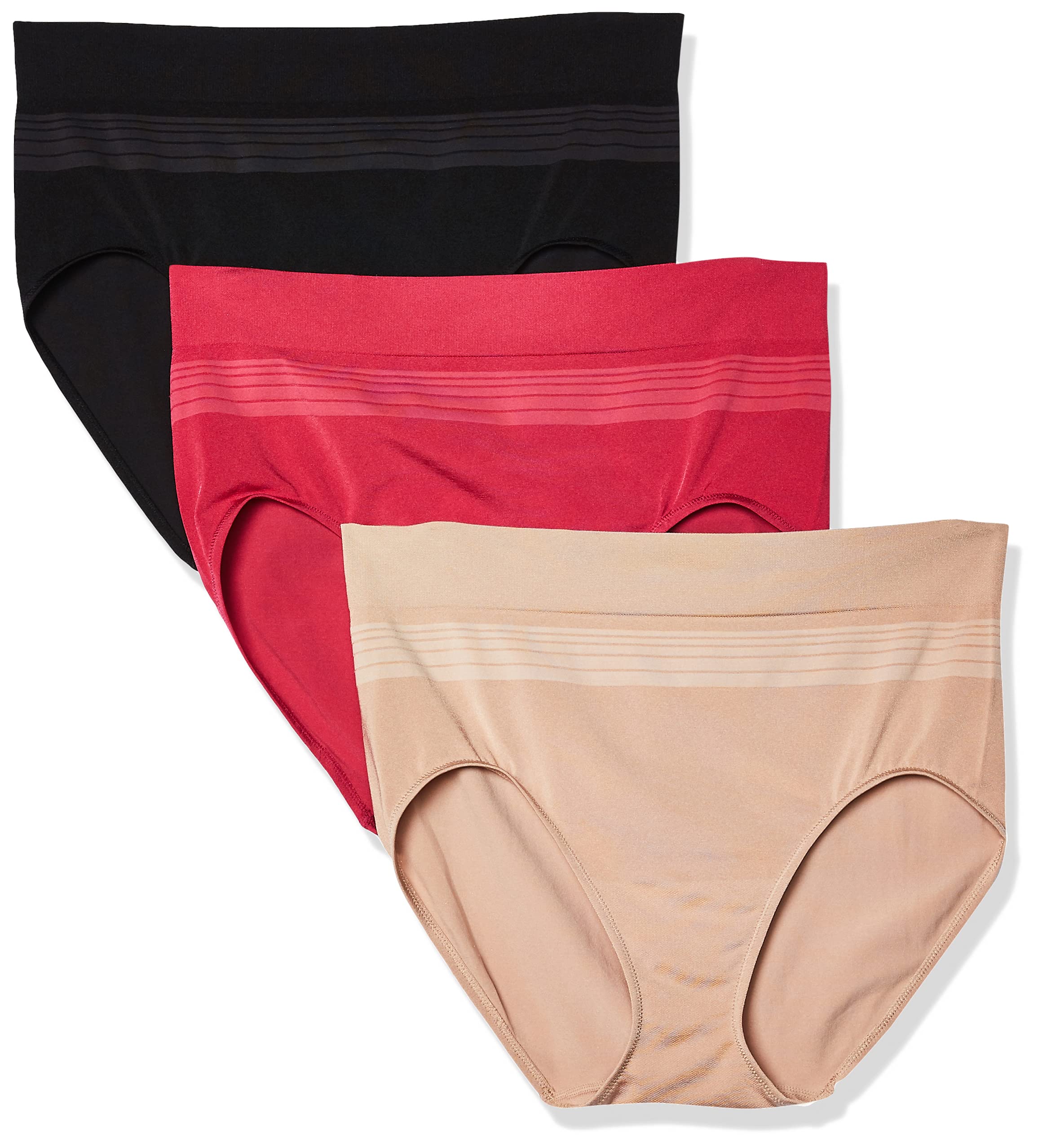 Warner's Women's Blissful Benefits Seamless Bikini Panty 3 Pack