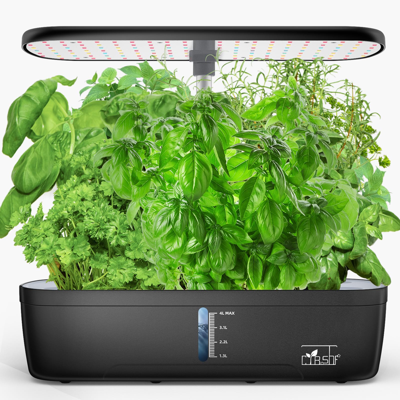 Hydroponics Growing System, 12 Pods Indoor Gardening System with LED Full-Spectrum Plant Grow Light, Height Adjustable Indoor Herb Garden, Built-in Timer Function Herb Garden Kit Indoor